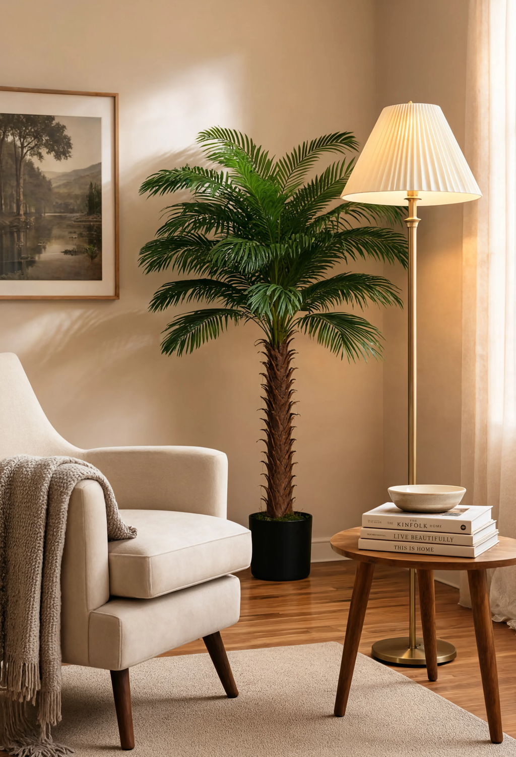 Palmier Cycas Artificiel Vert - 140 cm