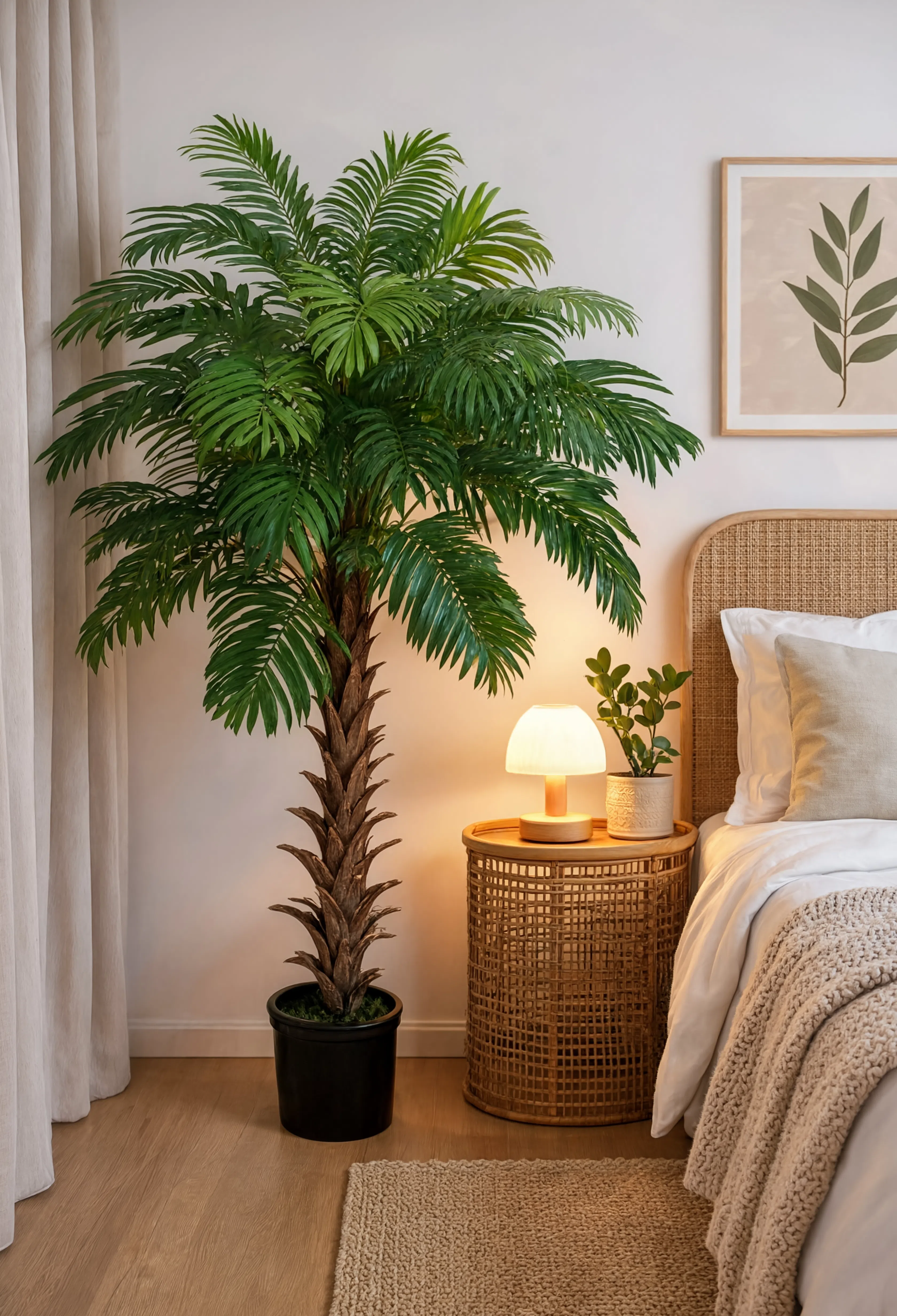 Palmier Cycas Artificiel Vert - 140 cm