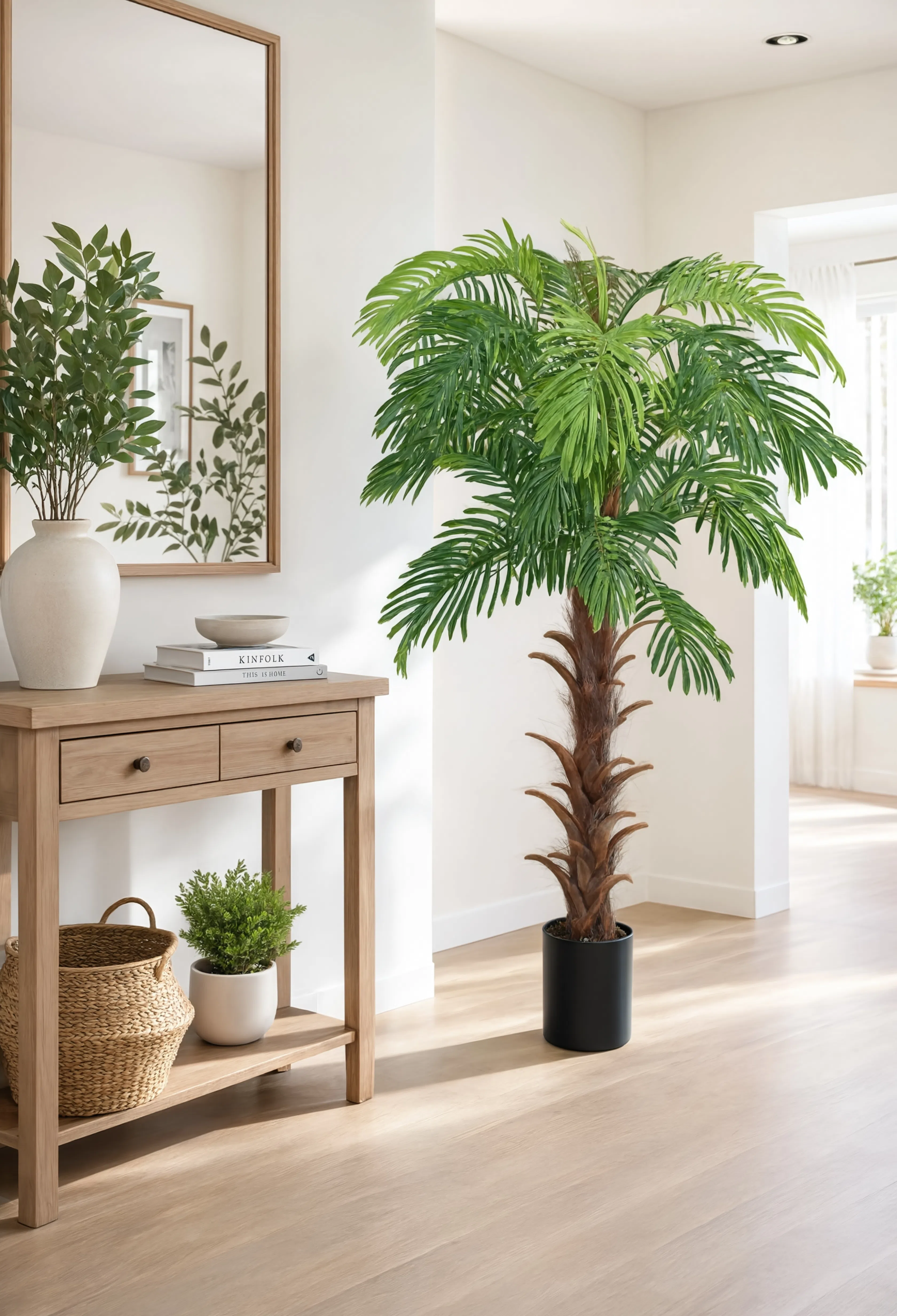 Palmier Cycas Artificiel Vert - 140 cm