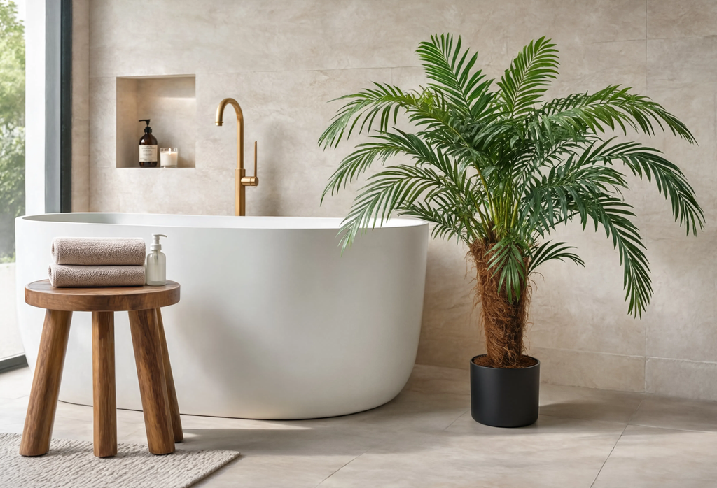 Palmier Cycas Artificiel Vert - 90 cm