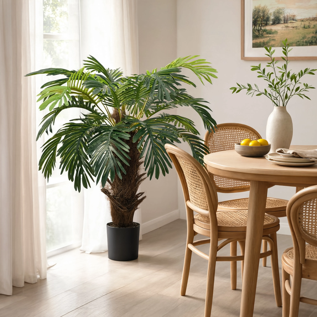 Palmier Cycas Artificiel Vert - 90 cm
