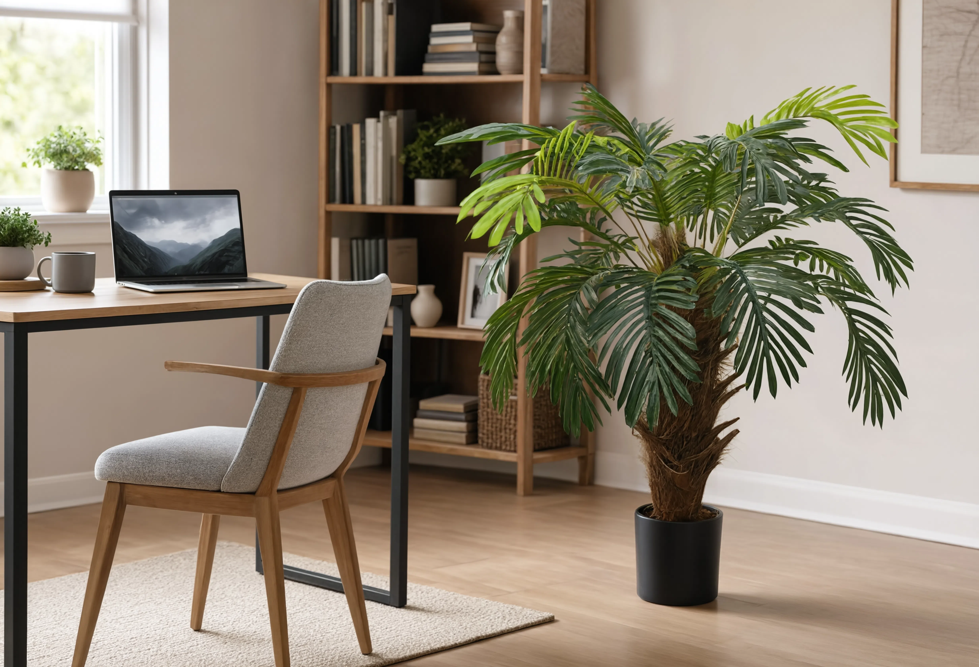 Palmier Cycas Artificiel Vert - 90 cm
