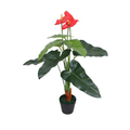 Anthurium Artificielle Rouge - 90 cm