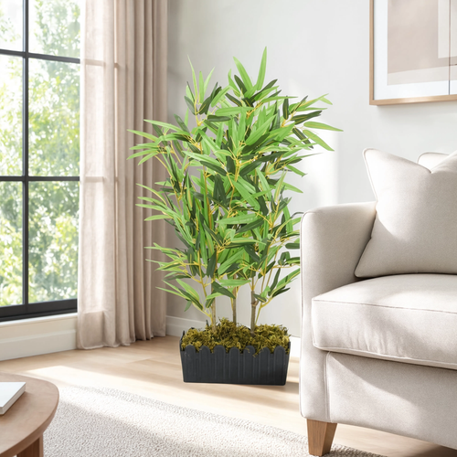 Bambou Artificiel Rectangulaire - 80 cm
