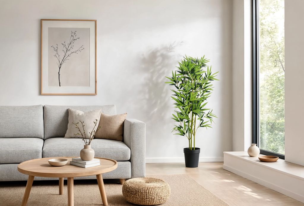 Bambou Artificiel Vert Deluxe - 120 cm