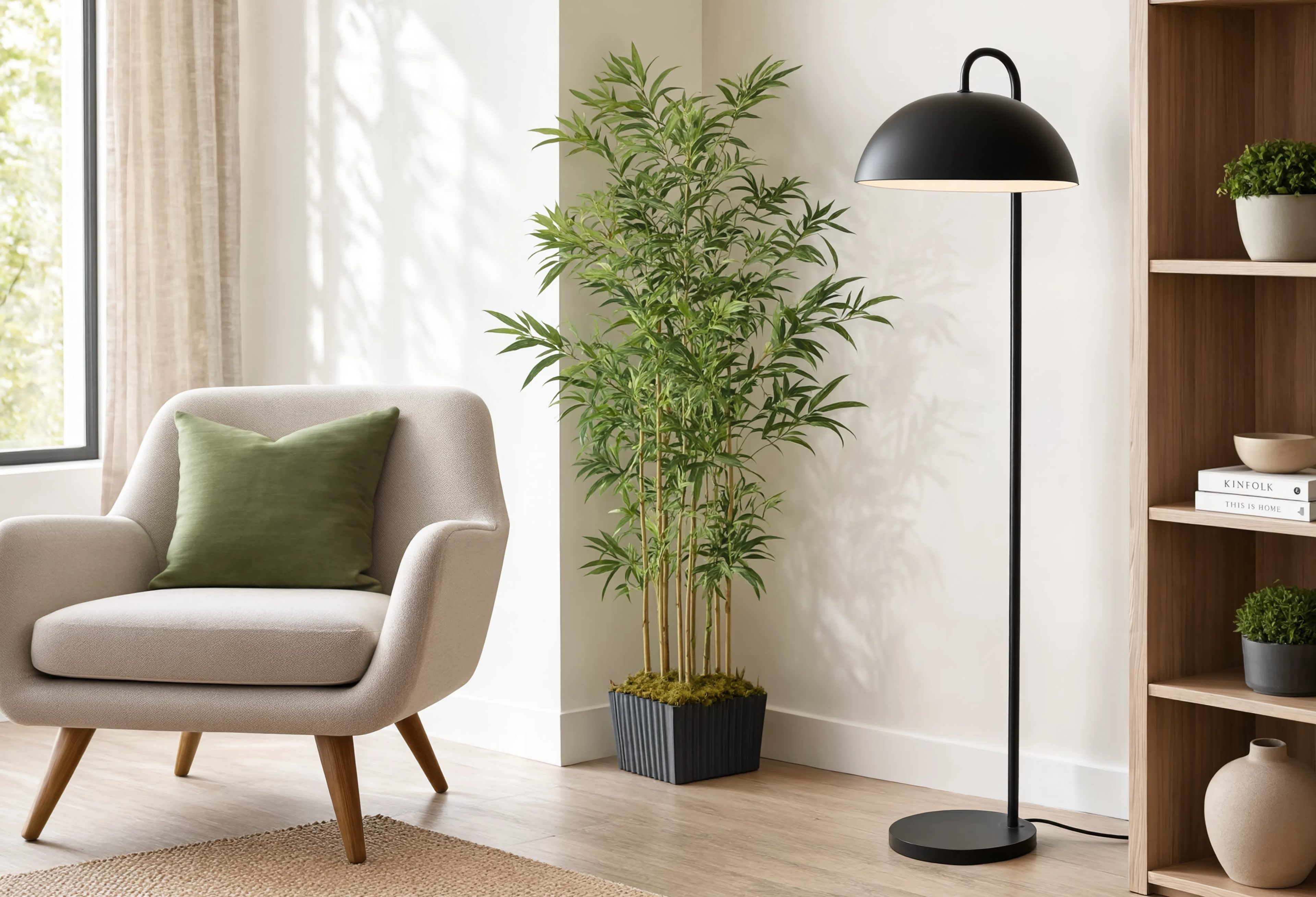 Bambou Artificiel Rectangulaire - 120 cm