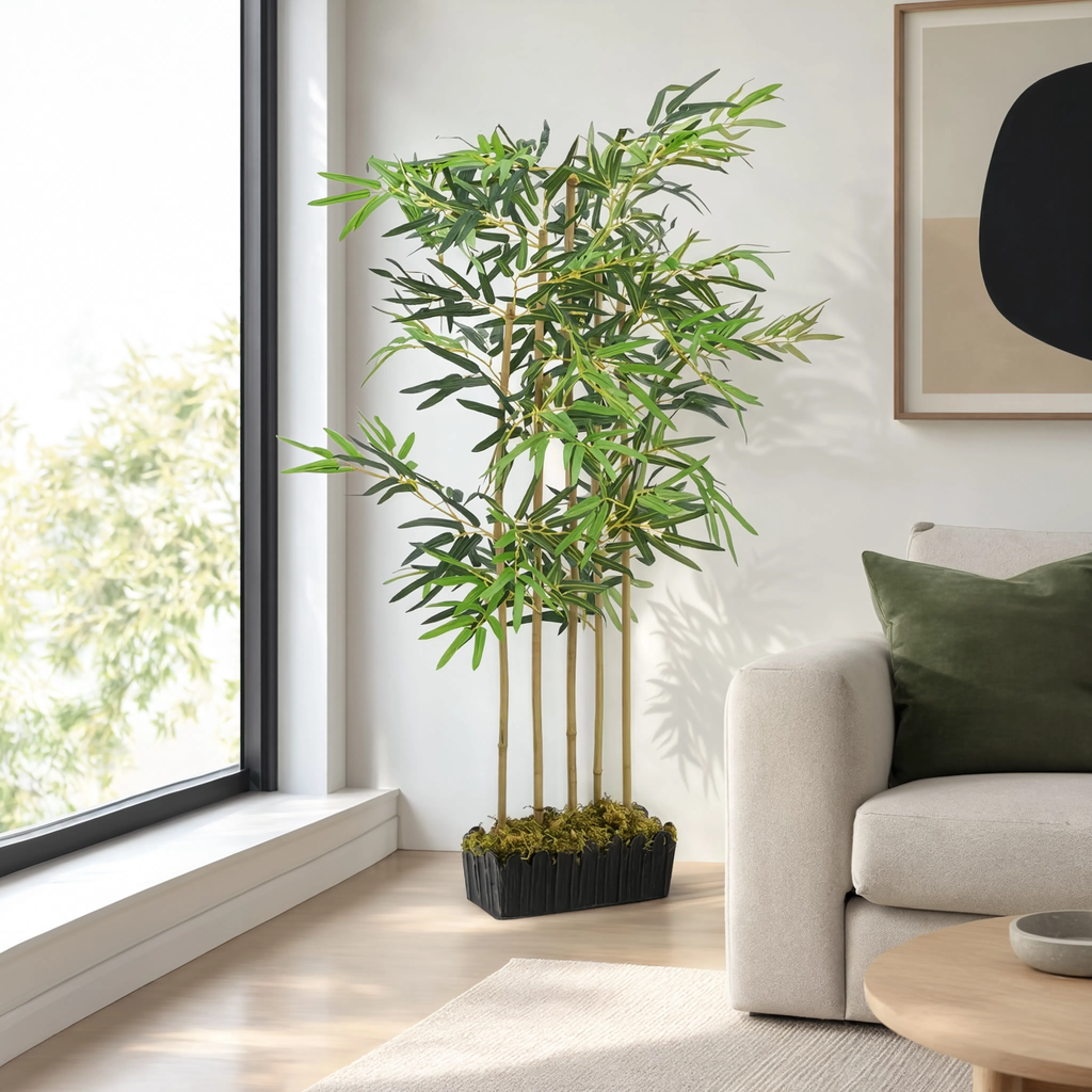 Bambou Artificiel Rectangulaire - 120 cm