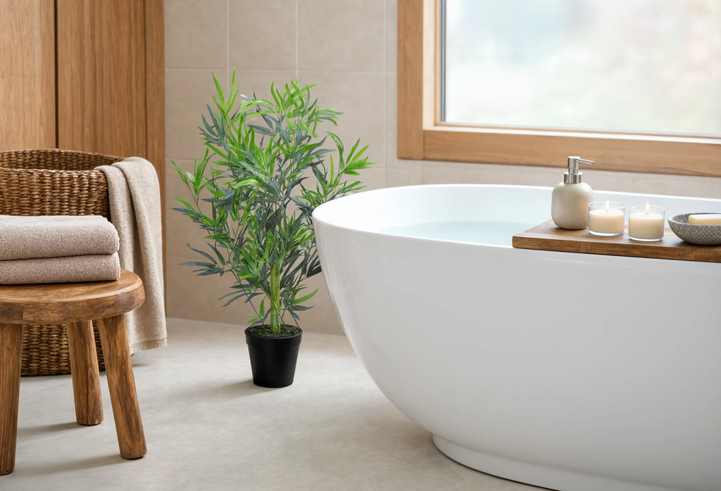 Bambou Artificiel Vert - 80 cm
