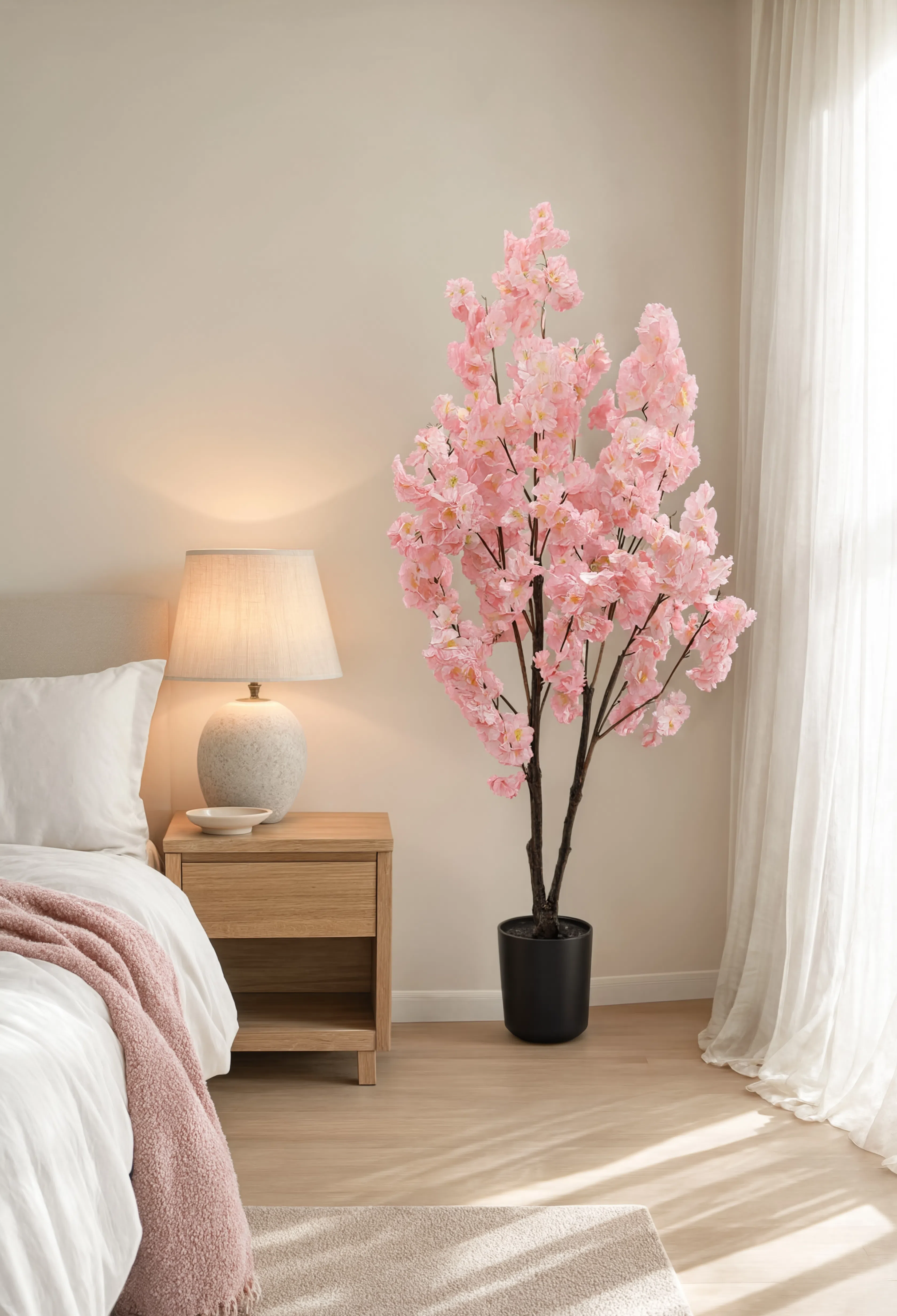Cerisier du Japon Artificiel Rose - 120 cm