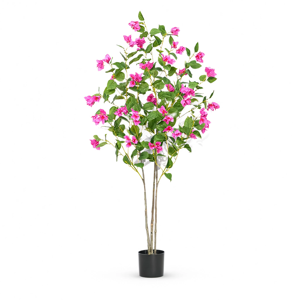 Camélia Artificiel en Fleurs Rose - 180 cm