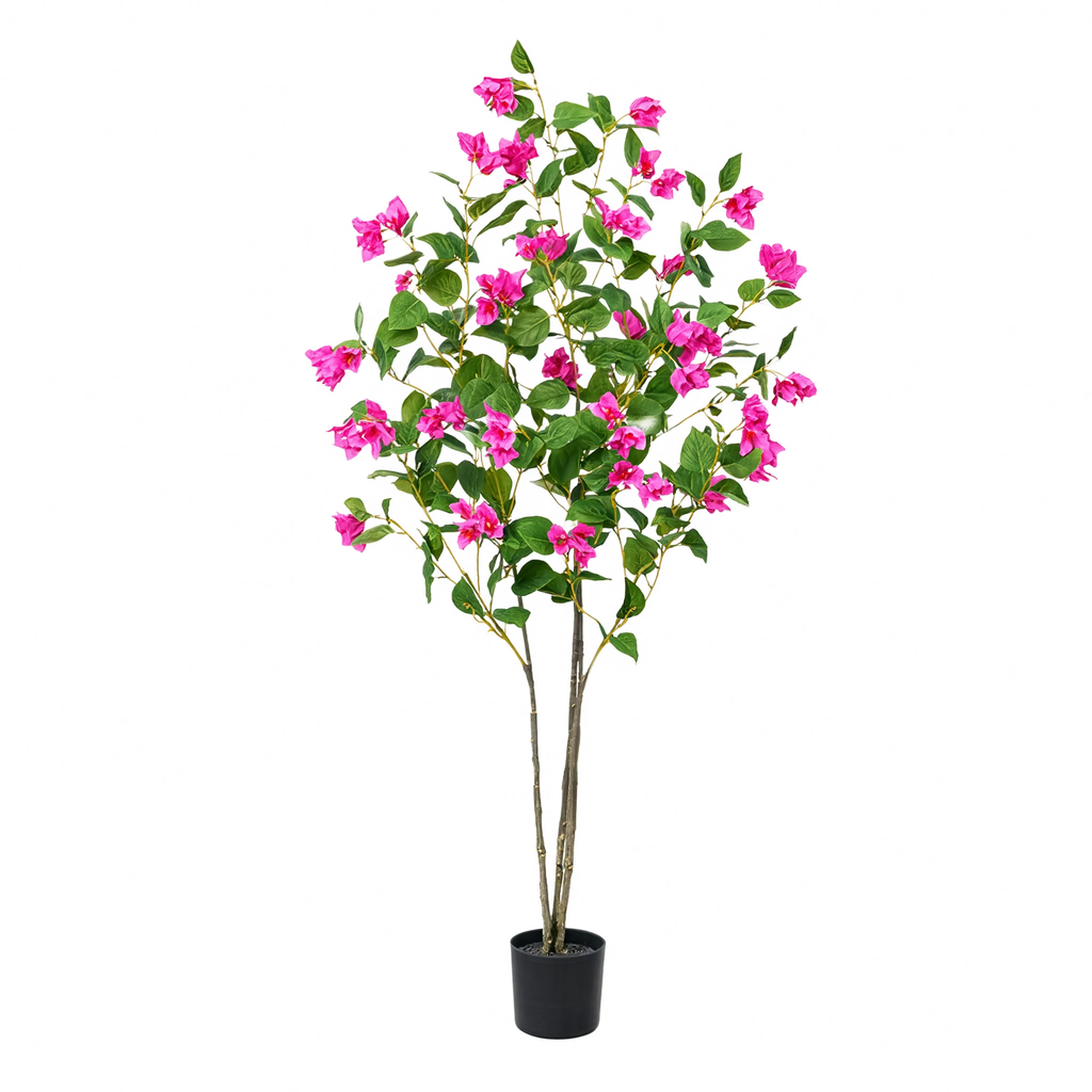 Camélia Artificiel en Fleurs Rose - 150 cm