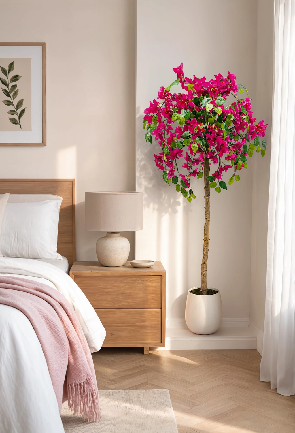 Bougainvillier Rose Artificiel - 150 cm