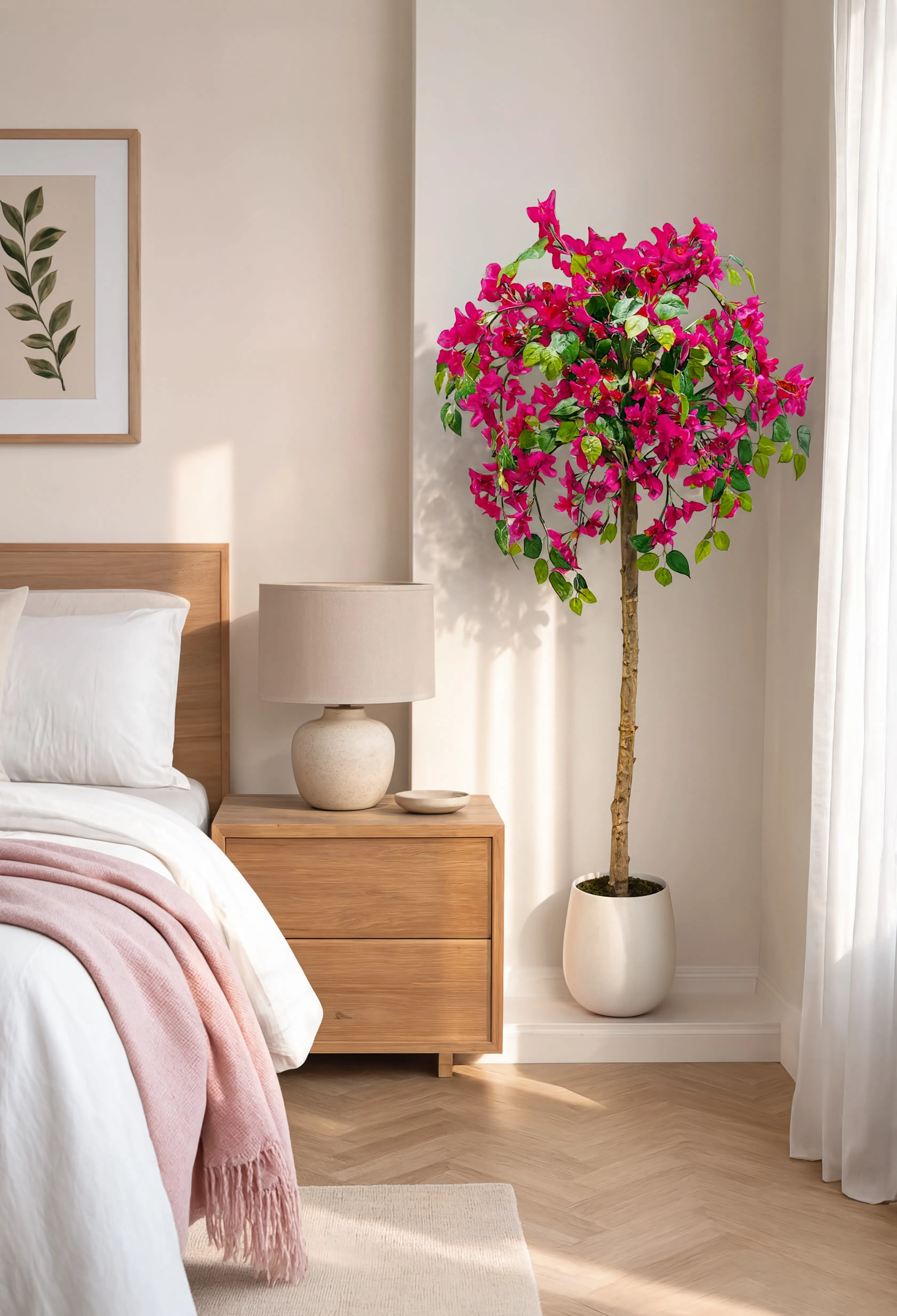 Bougainvillier Rose Artificiel - 150 cm