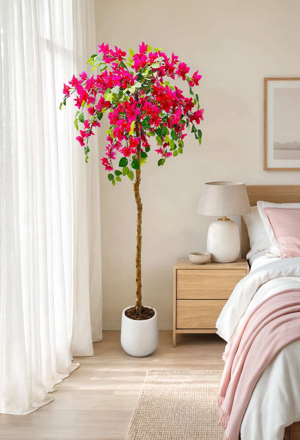 Bougainvillier Rose Artificiel - 180 cm