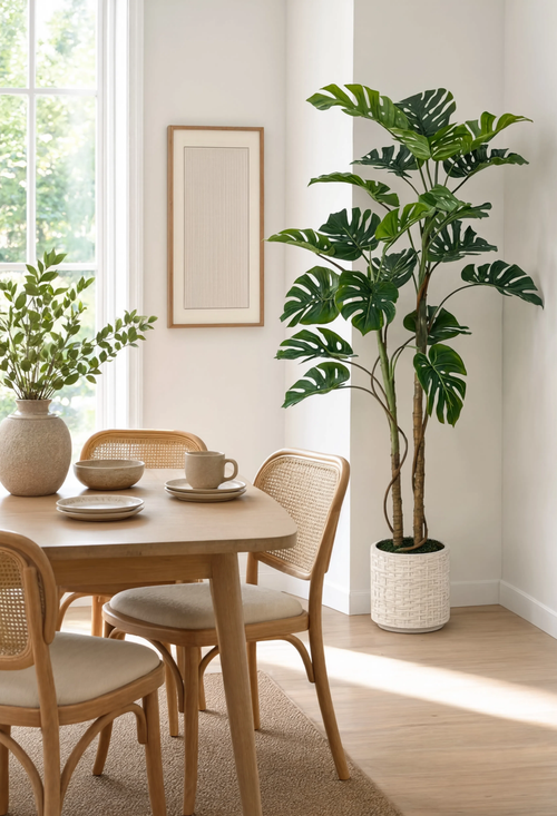 Monstera Artificiel Plante Verte Tropicale - 180 cm