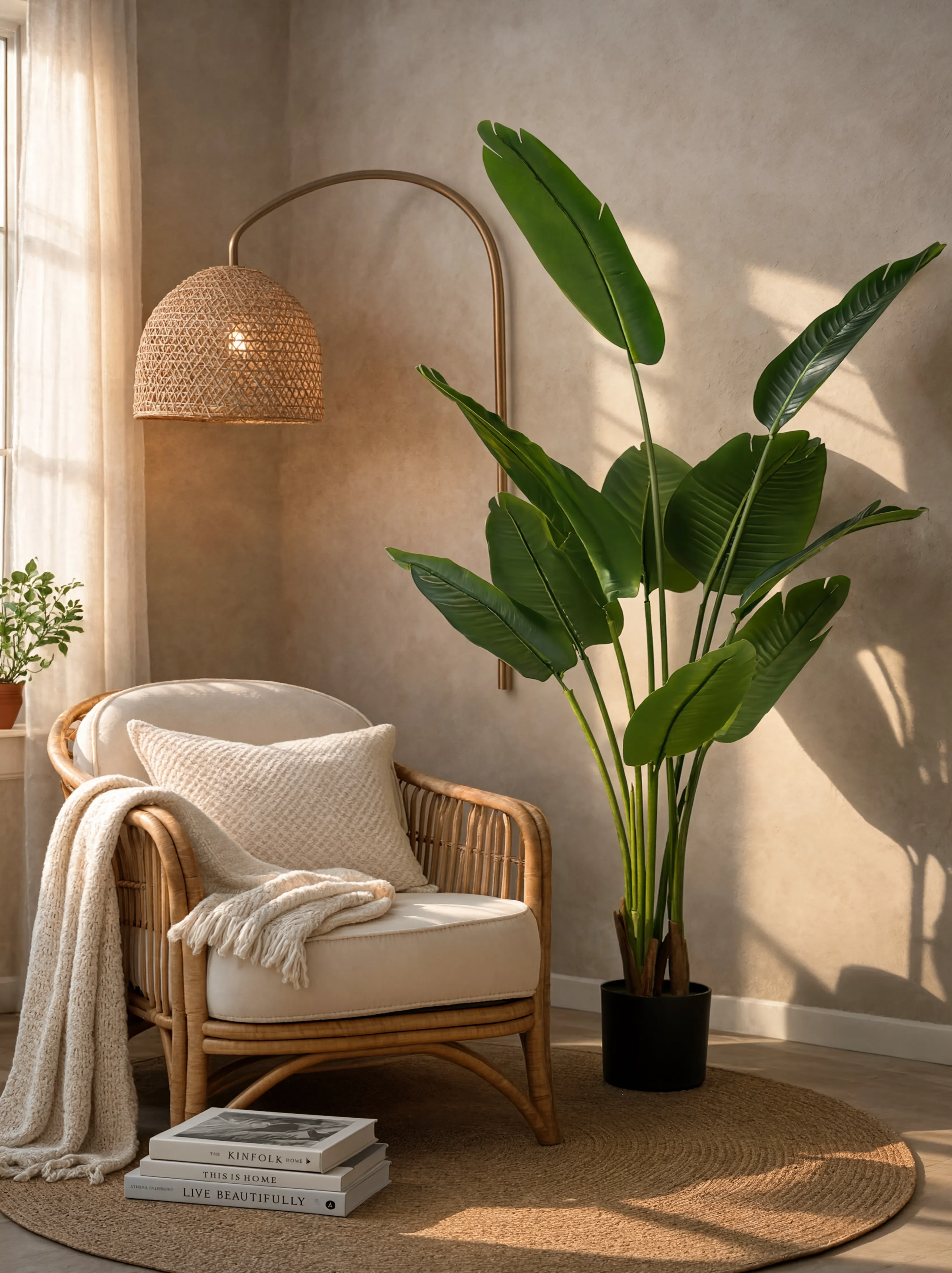 Palmier Tropical Artificiel Deluxe - 140 cm