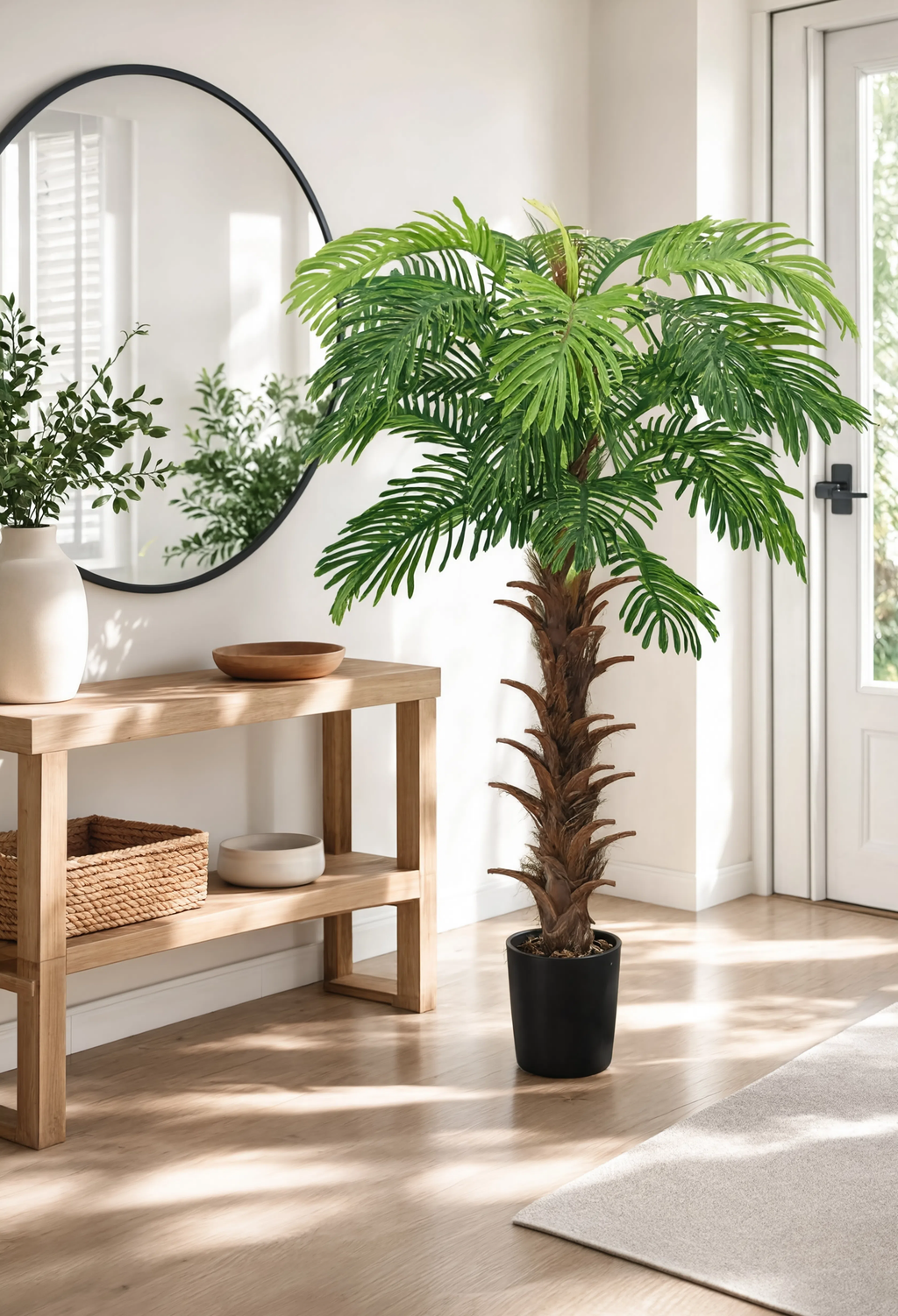 Palmier Cycas Artificiel Vert - 140 cm