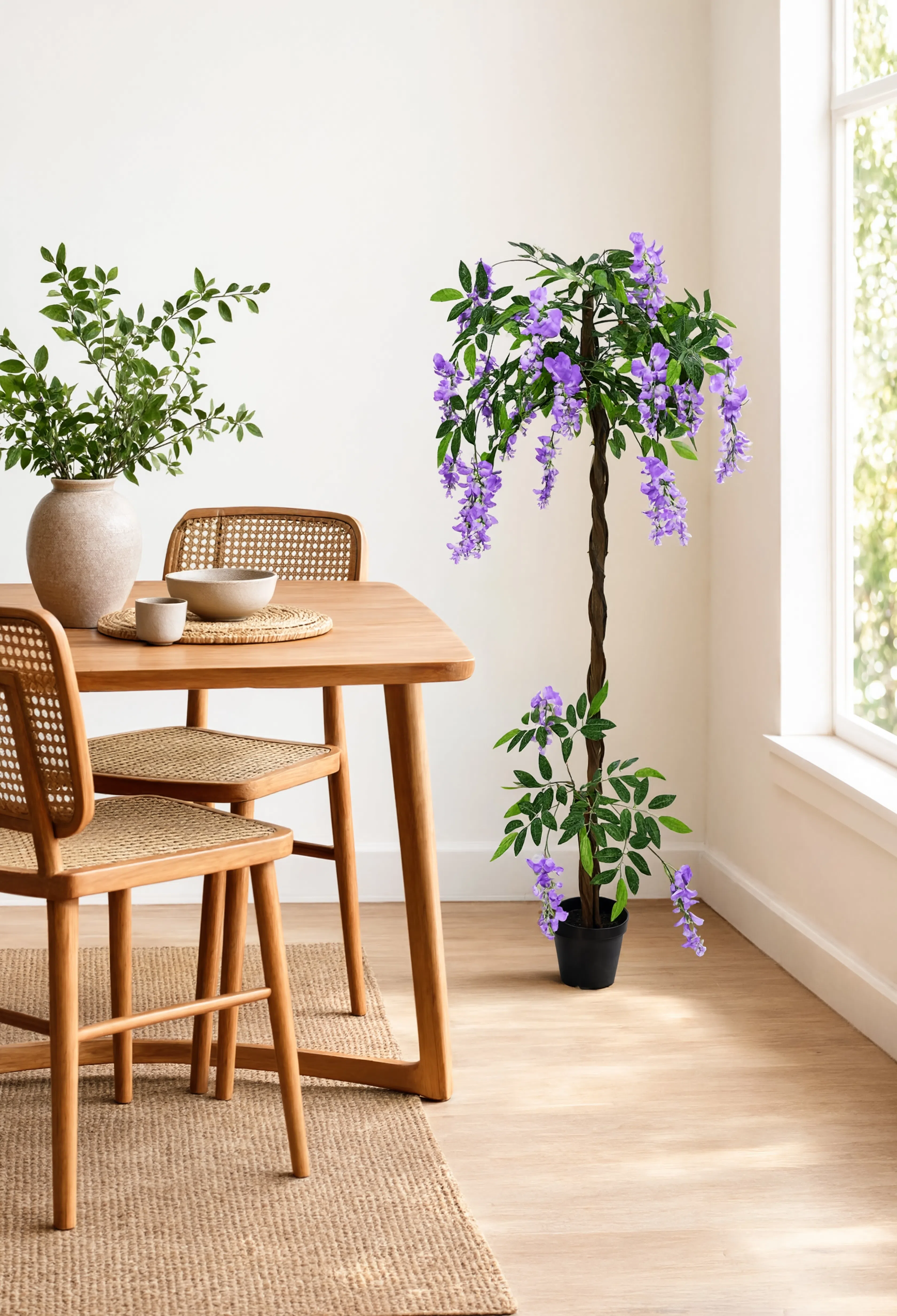 Wisteria Artificiel Mauve - 120 cm