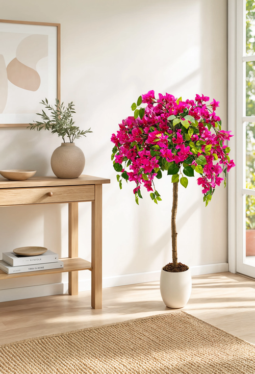 Bougainvillier Rose Artificiel - 120 cm