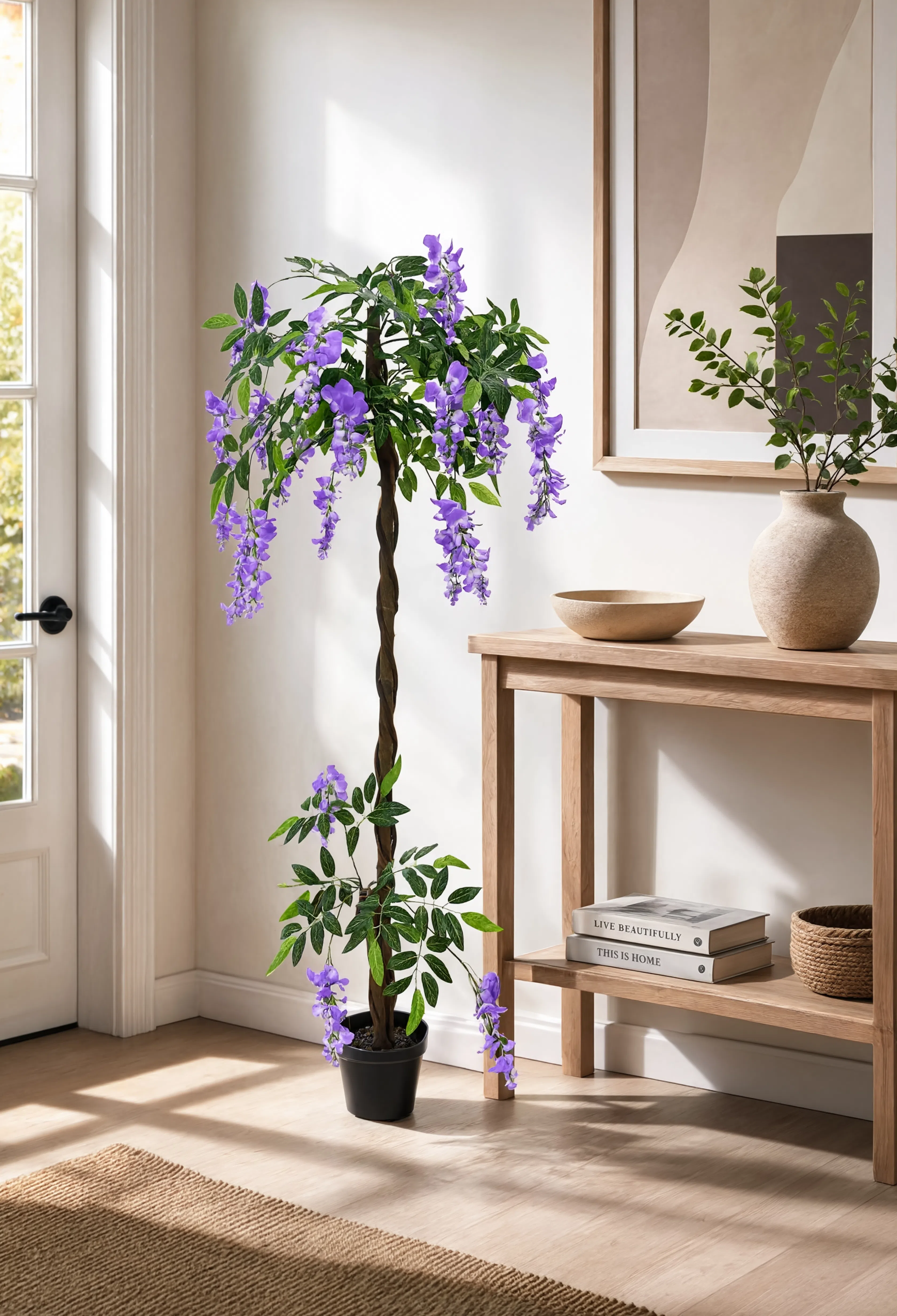 Wisteria Artificiel Mauve - 120 cm