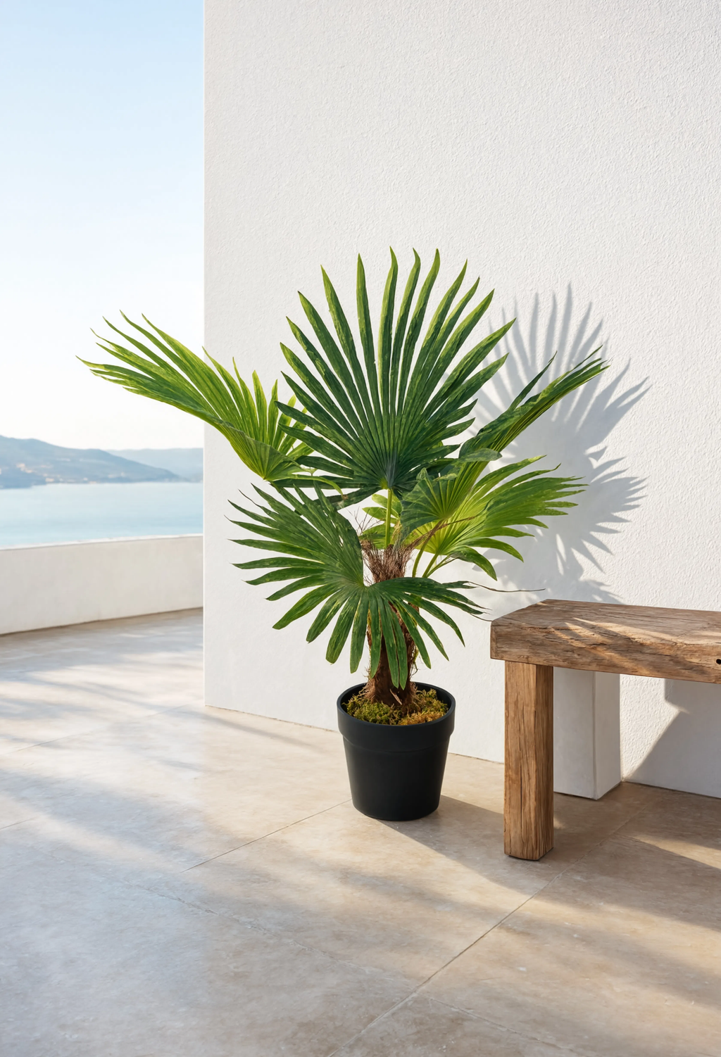 Palmier Vert Exotique Artificiel - 70 cm