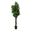 Ficus Lyrata Tressé Artificiel - 180 cm