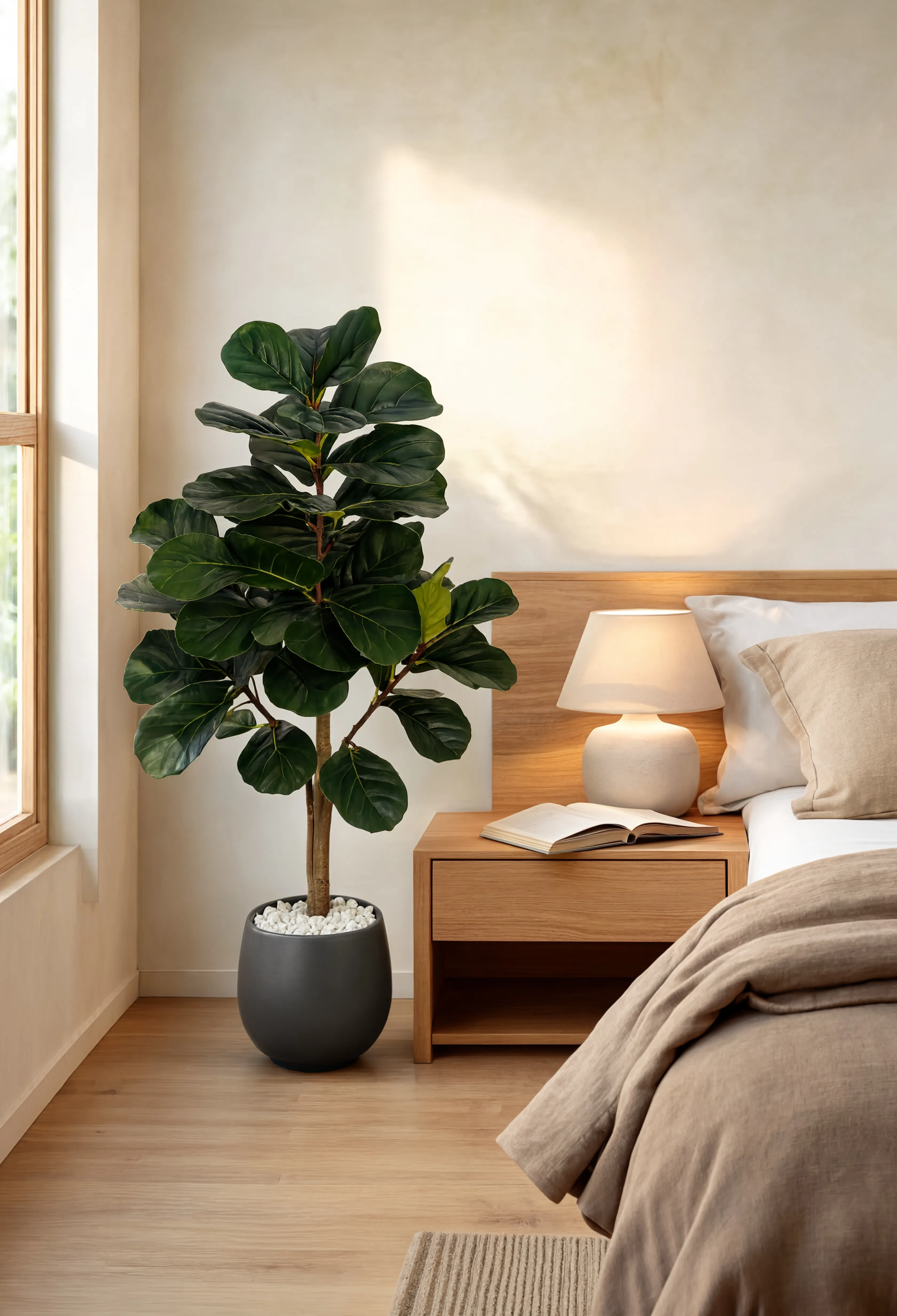 Ficus Lyrata Artificiel - 120 cm