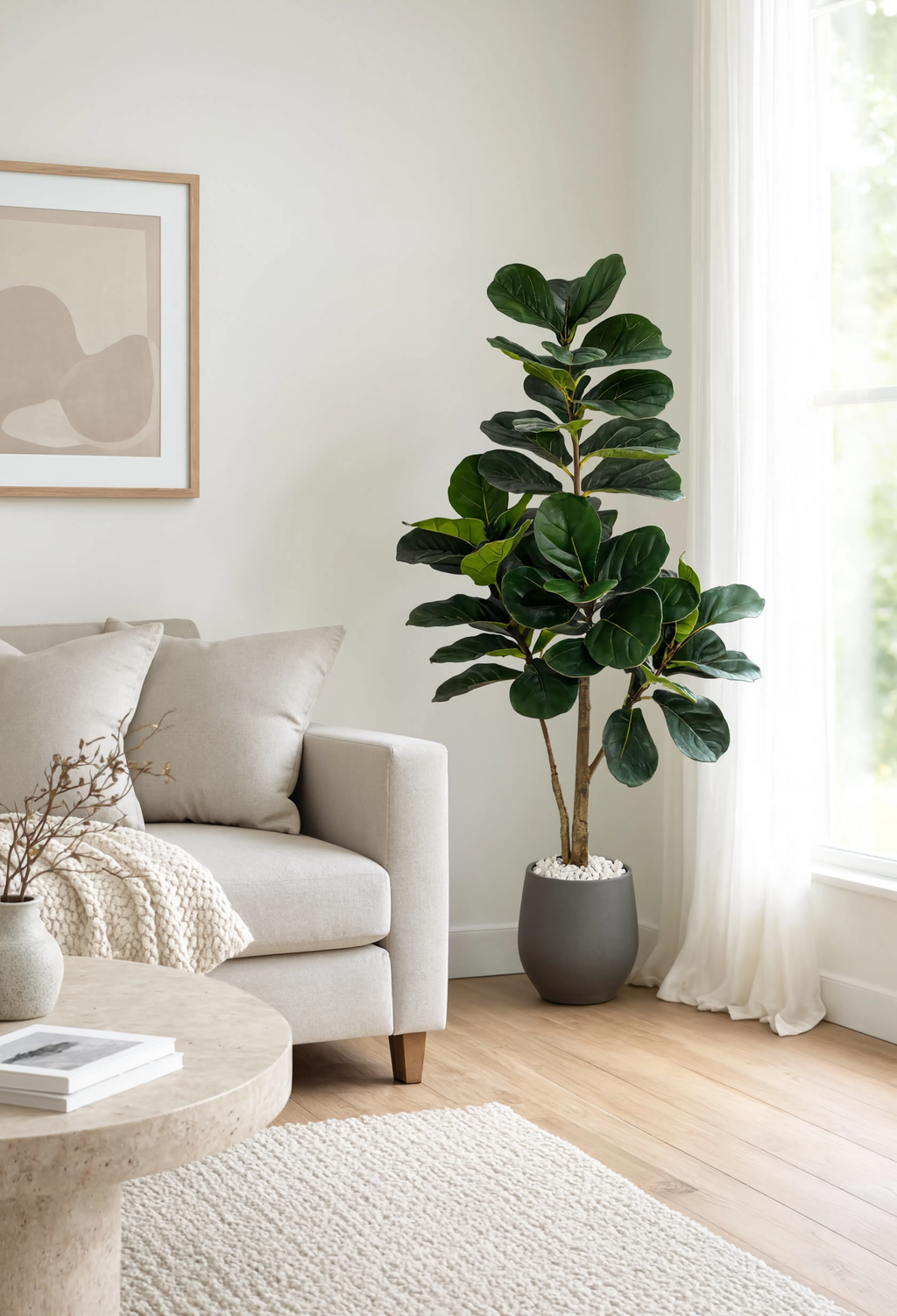 Ficus Lyrata Artificiel - 150 cm