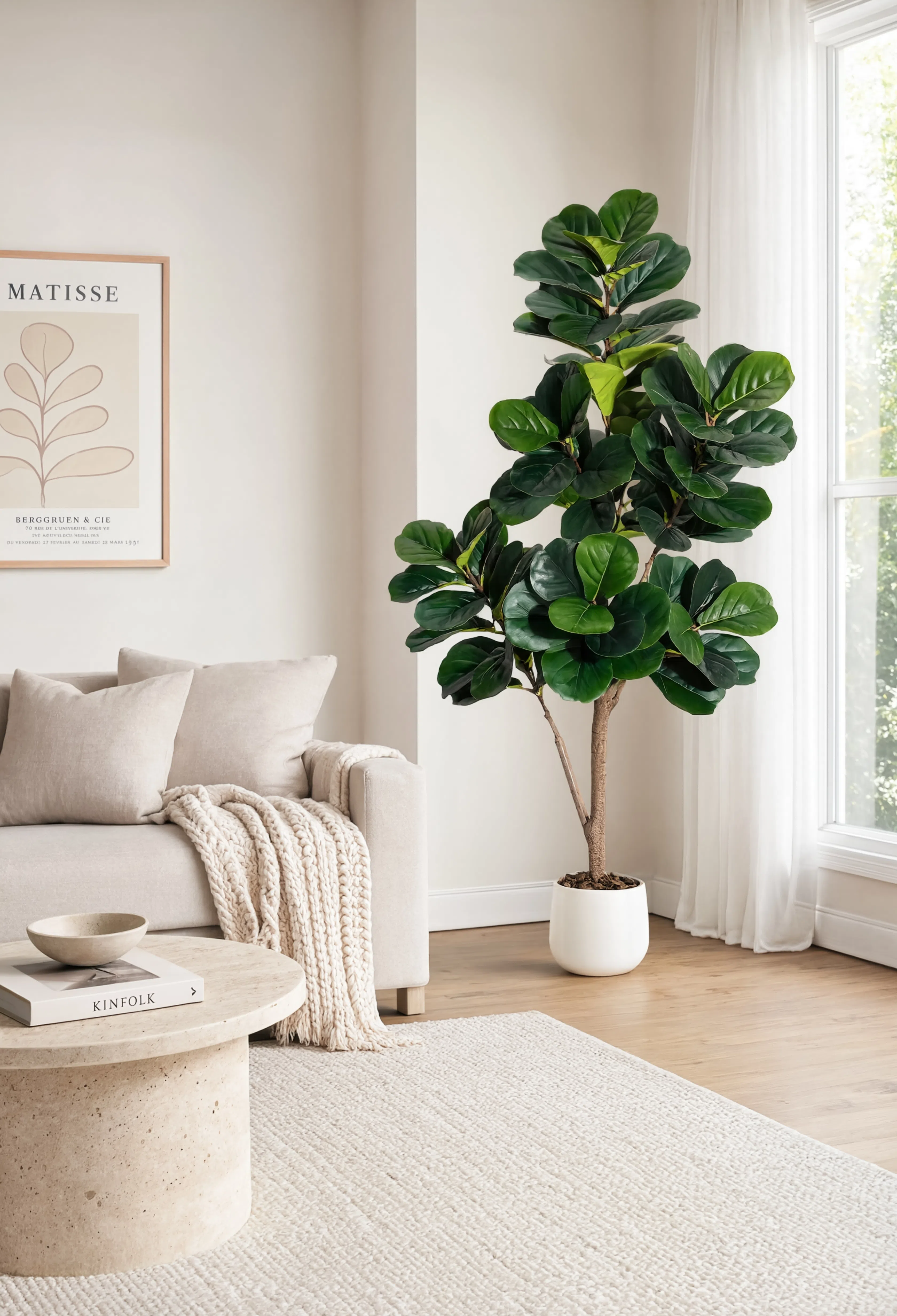 Ficus Lyrata Artificiel - 180 cm