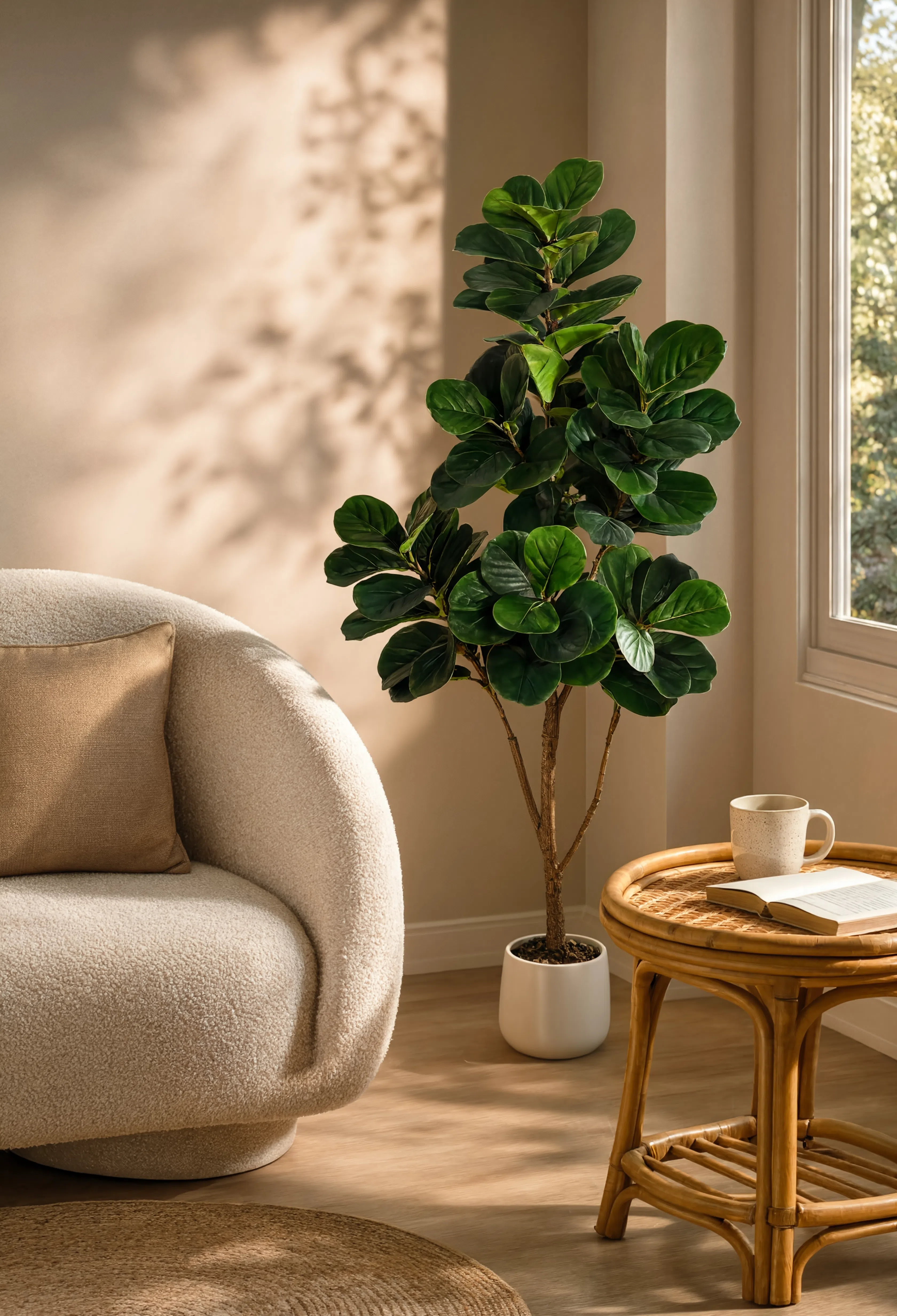 Ficus Lyrata Artificiel - 180 cm