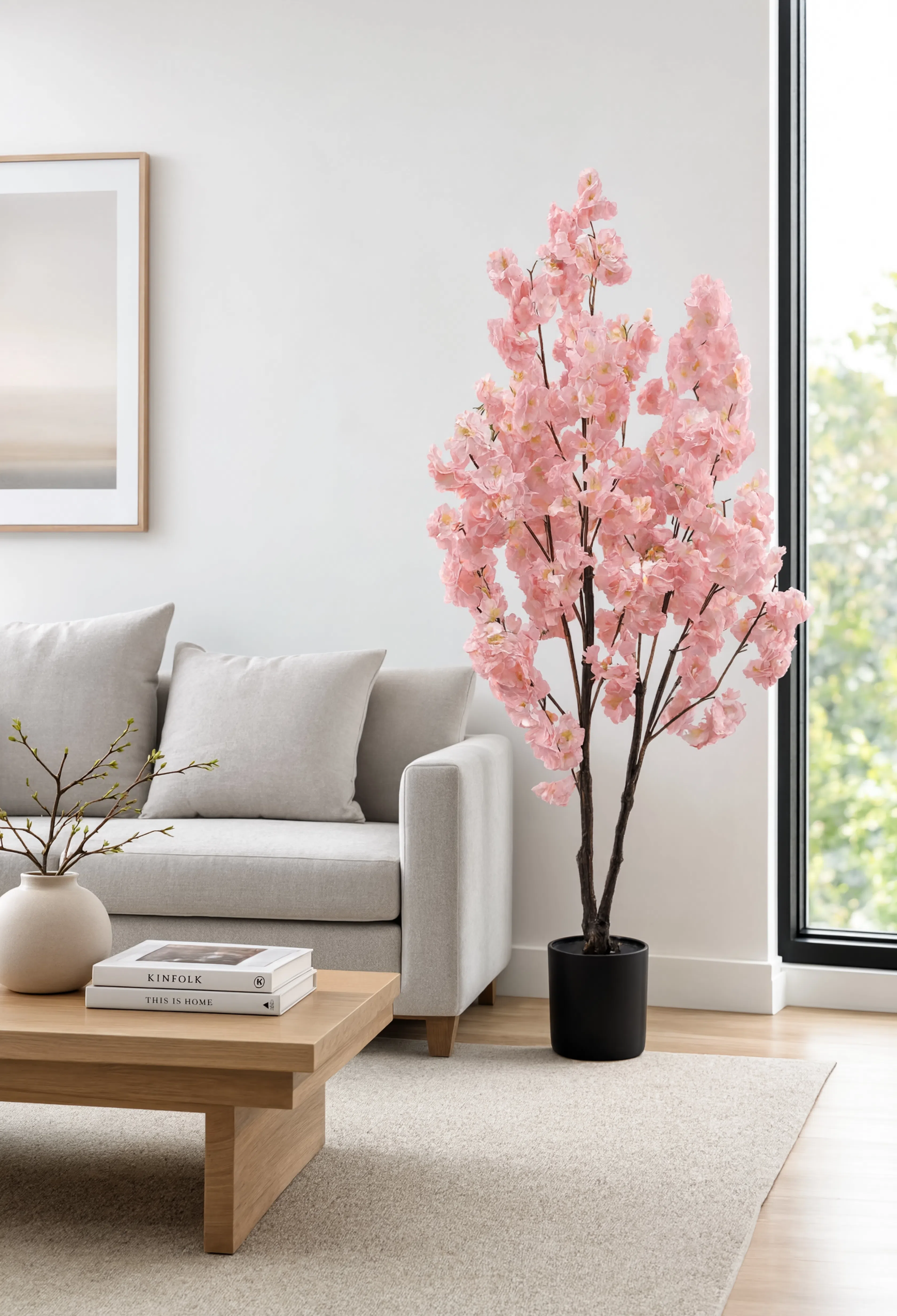 Cerisier du Japon Artificiel Rose - 120 cm
