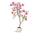 Magnolia Artificiel en Fleurs Rose - 150 cm