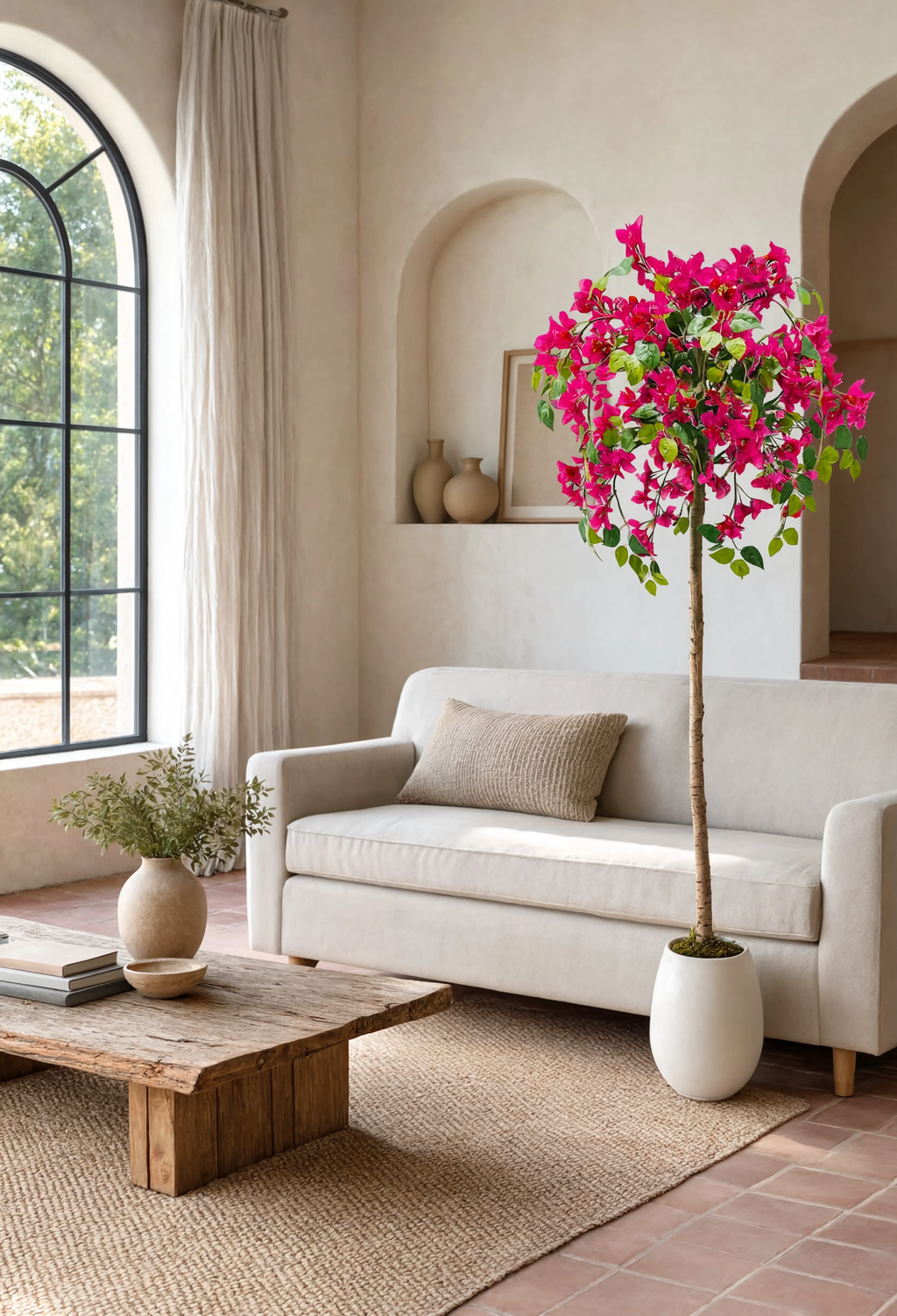 Bougainvillier Rose Artificiel - 150 cm