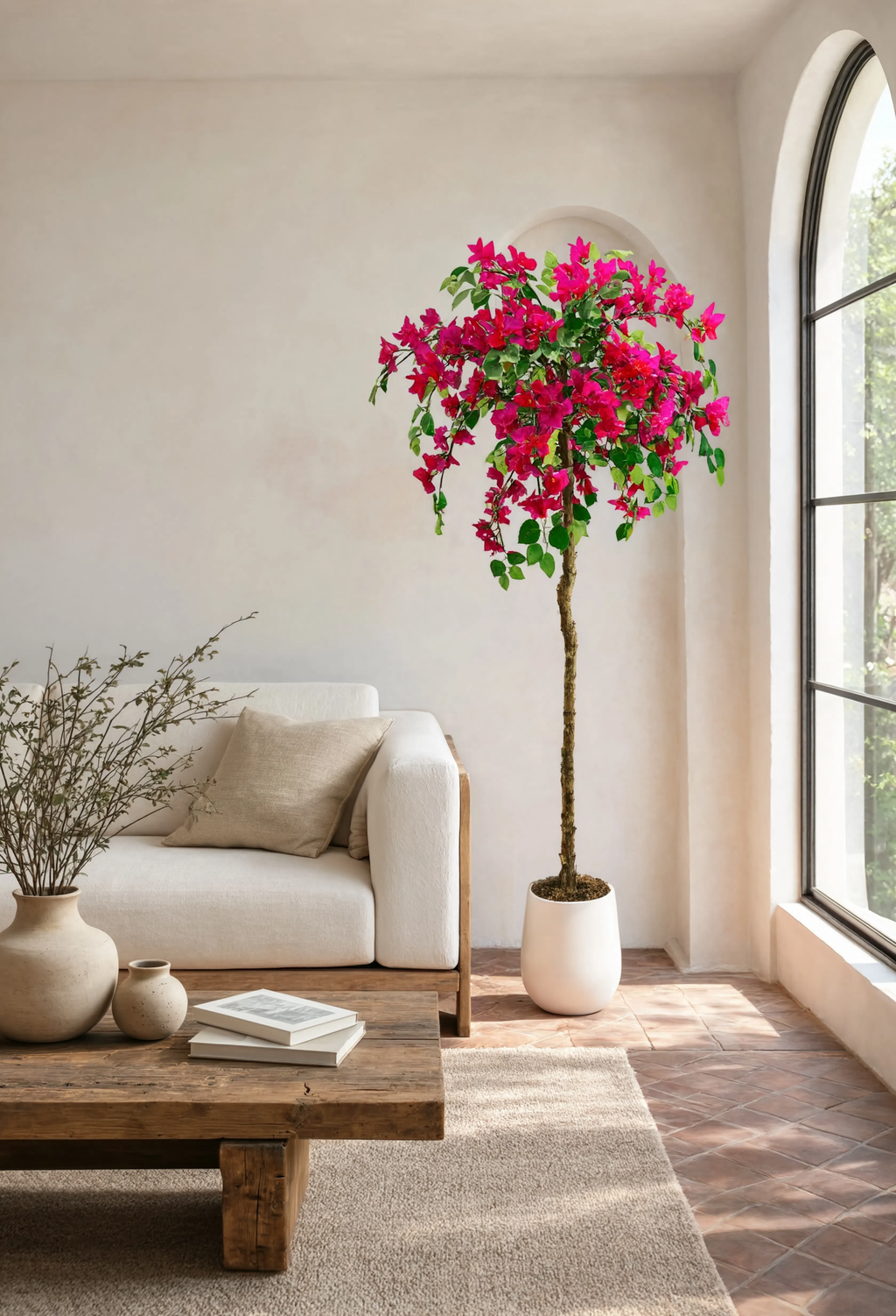 Bougainvillier Rose Artificiel - 180 cm