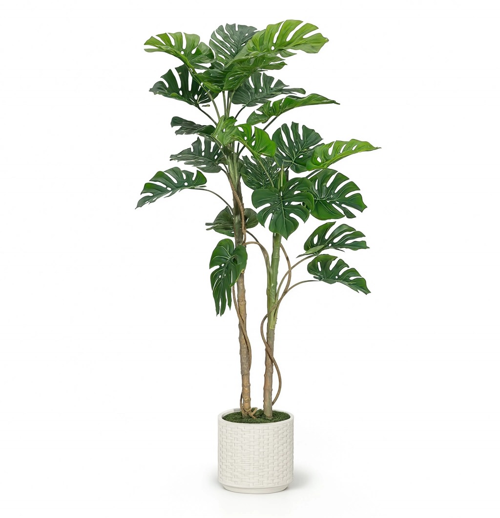 Monstera Artificiel Plante Verte Tropicale - 150 cm