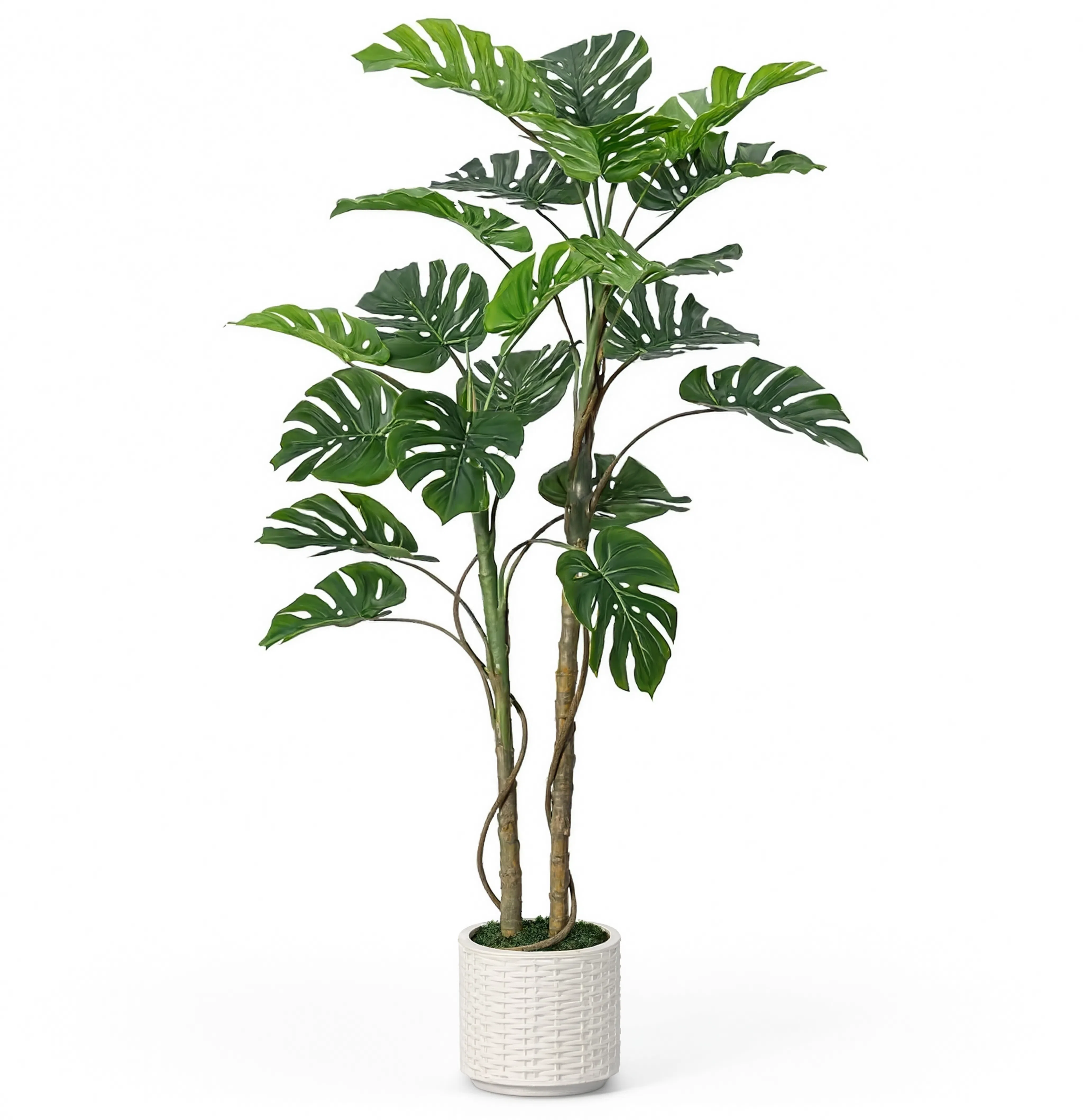Monstera Artificiel Plante Verte Tropicale - 180 cm
