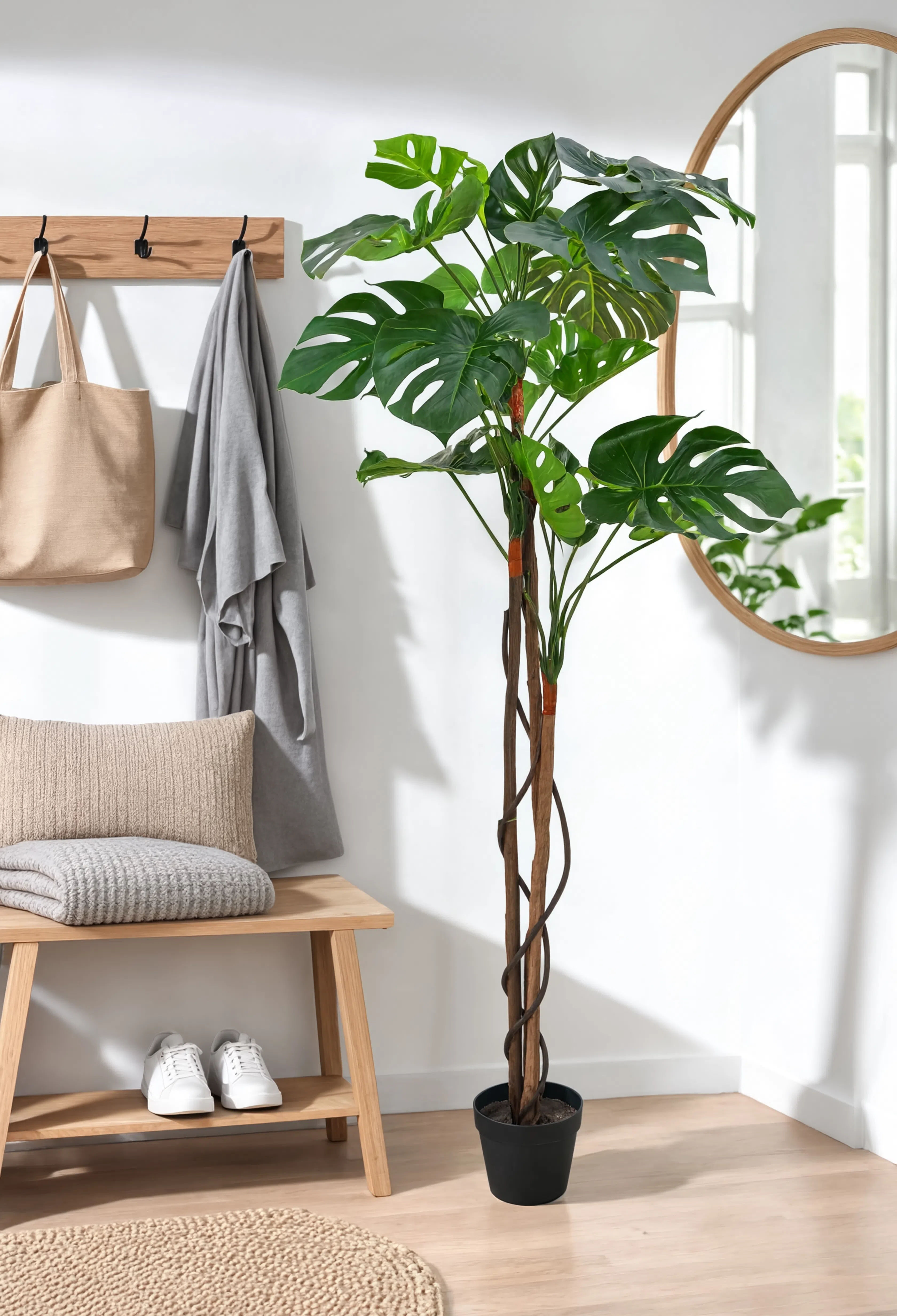 Monstera Artificielle sur Tige Deluxe - 170 cm