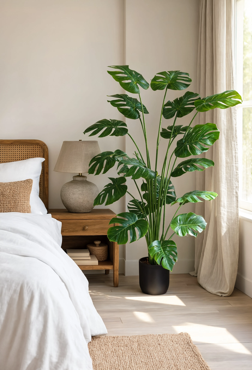 Grande Monstera Deliciosa Artificielle  - 150 cm