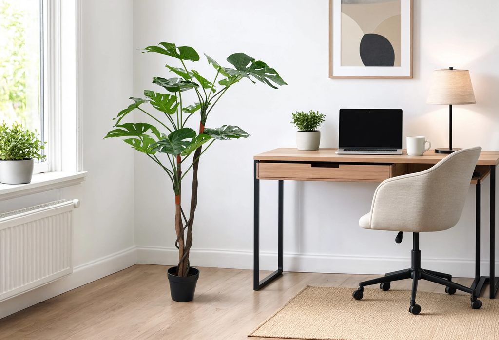 Monstera Artificielle sur Tige Deluxe - 130 cm