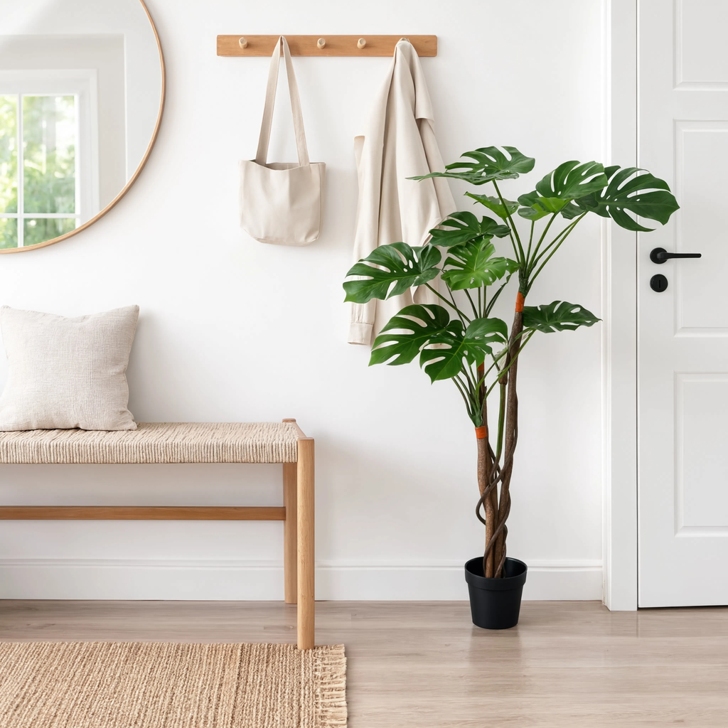 Monstera Artificielle sur Tige Deluxe - 130 cm