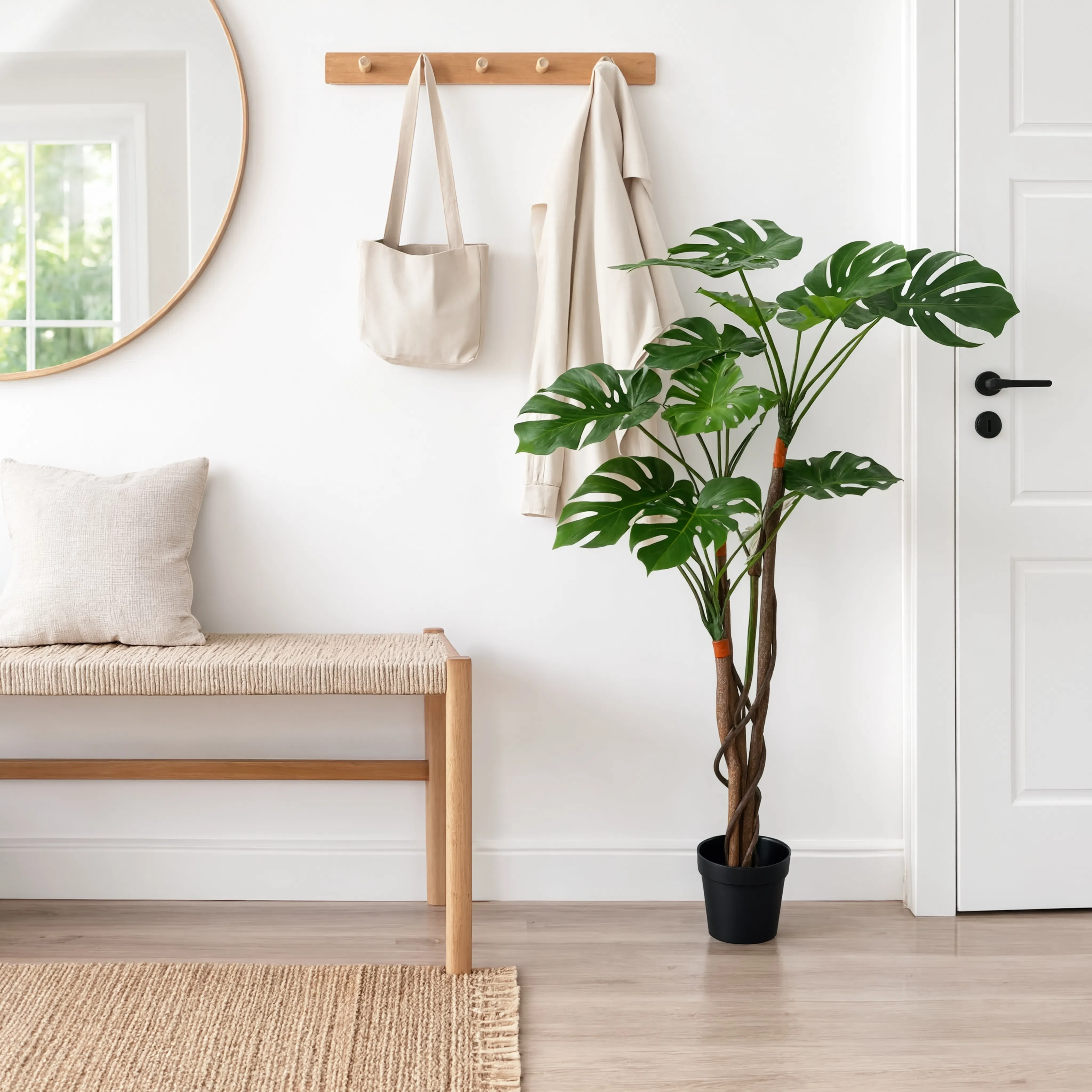 Monstera Artificielle sur Tige Deluxe - 130 cm