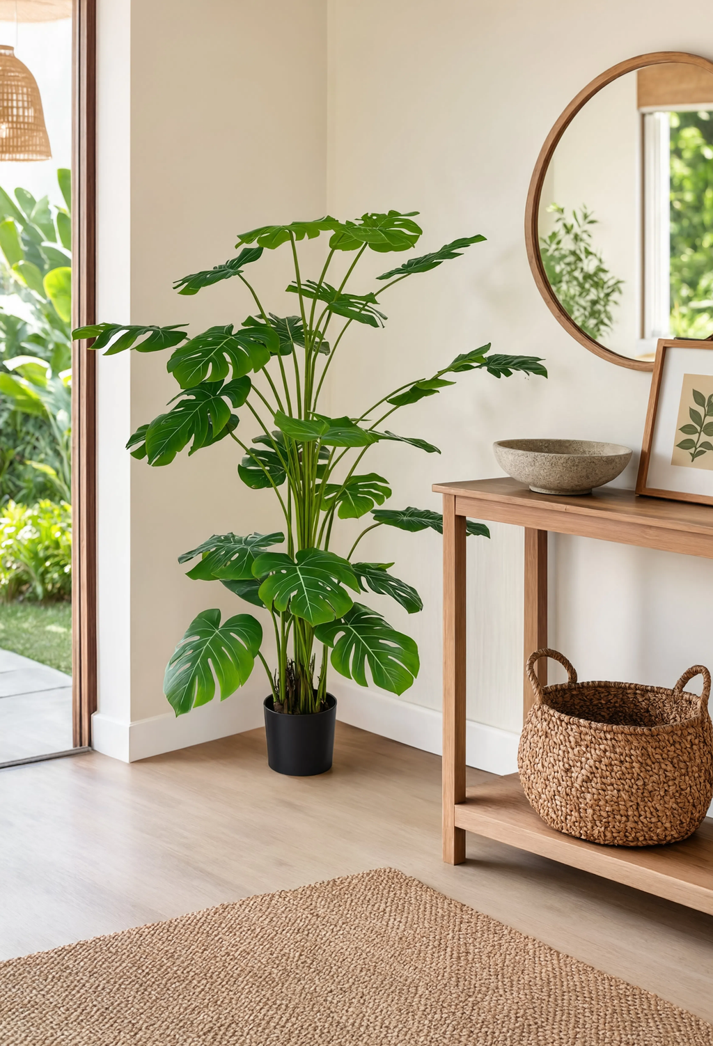 Grande Monstera Deliciosa Artificielle  - 180 cm