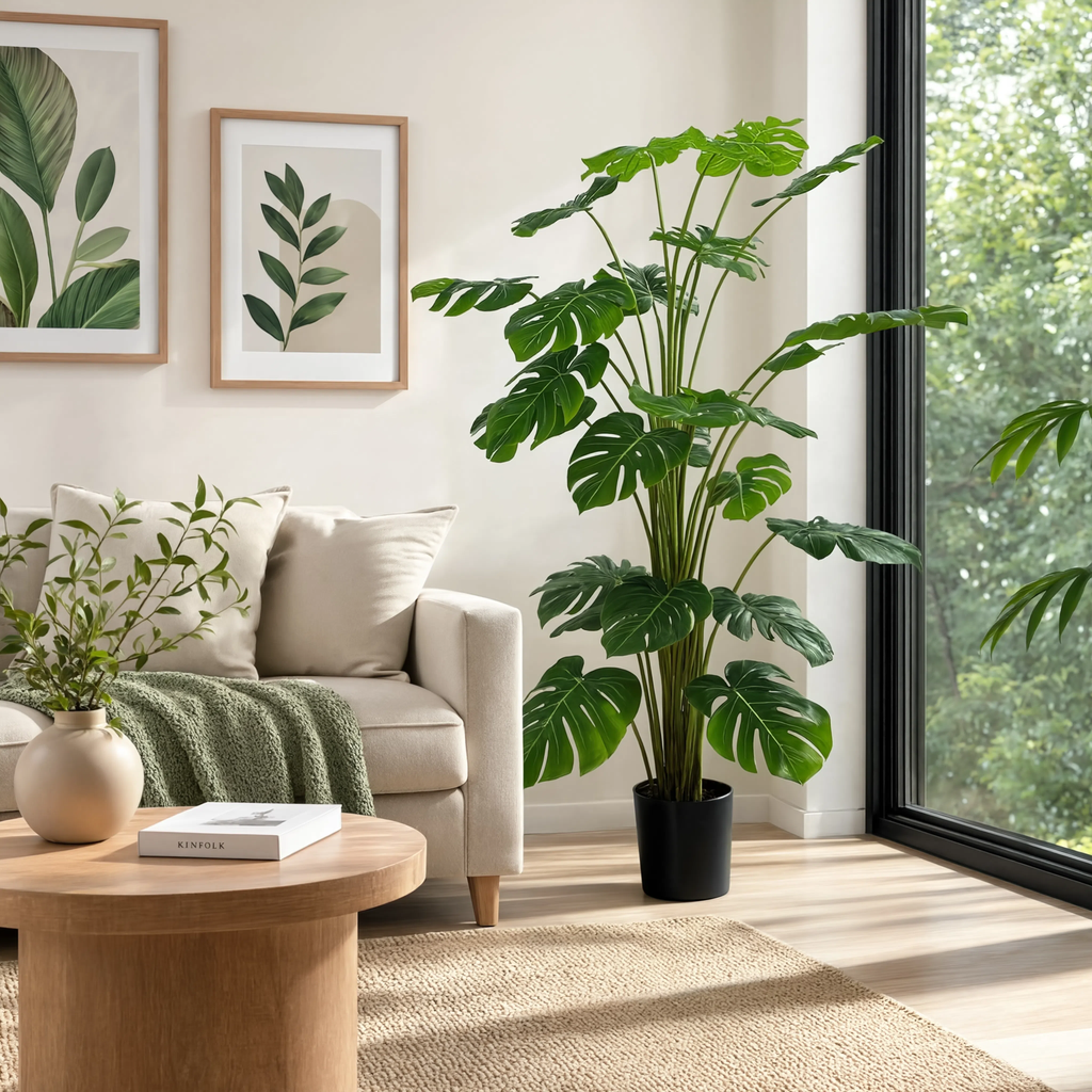 Grande Monstera Deliciosa Artificielle  - 180 cm