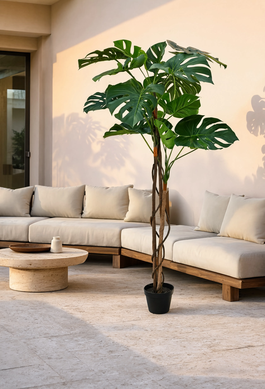 Monstera Artificielle sur Tige Deluxe - 170 cm