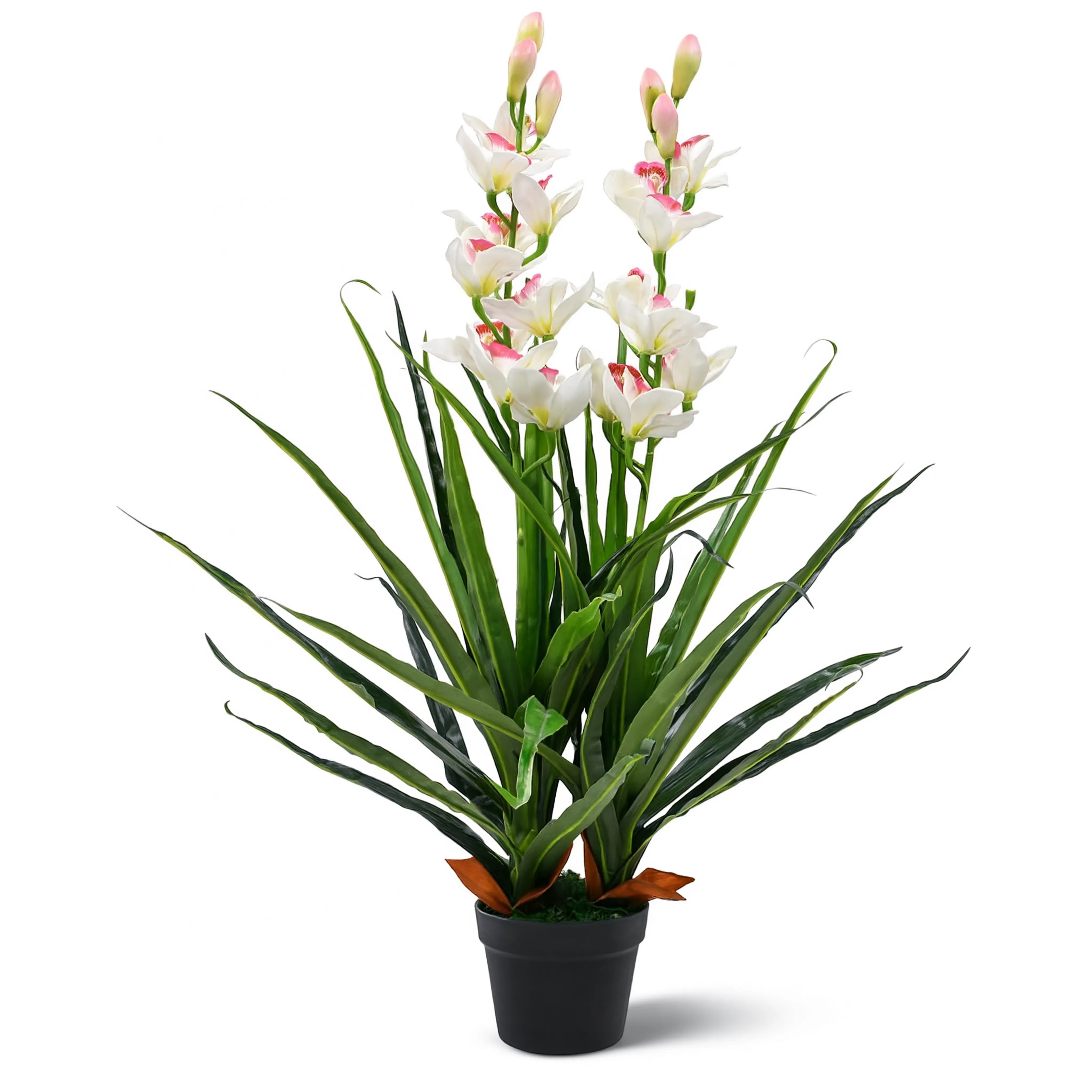 Orchidée Cymbidium Artificielle Royale - 100 cm