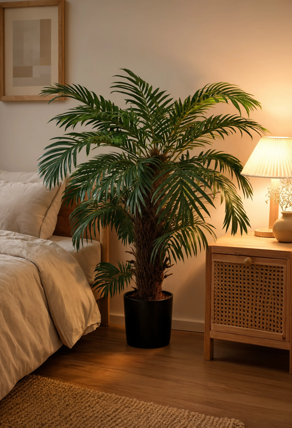 Palmier Cycas Artificiel Vert - 90 cm