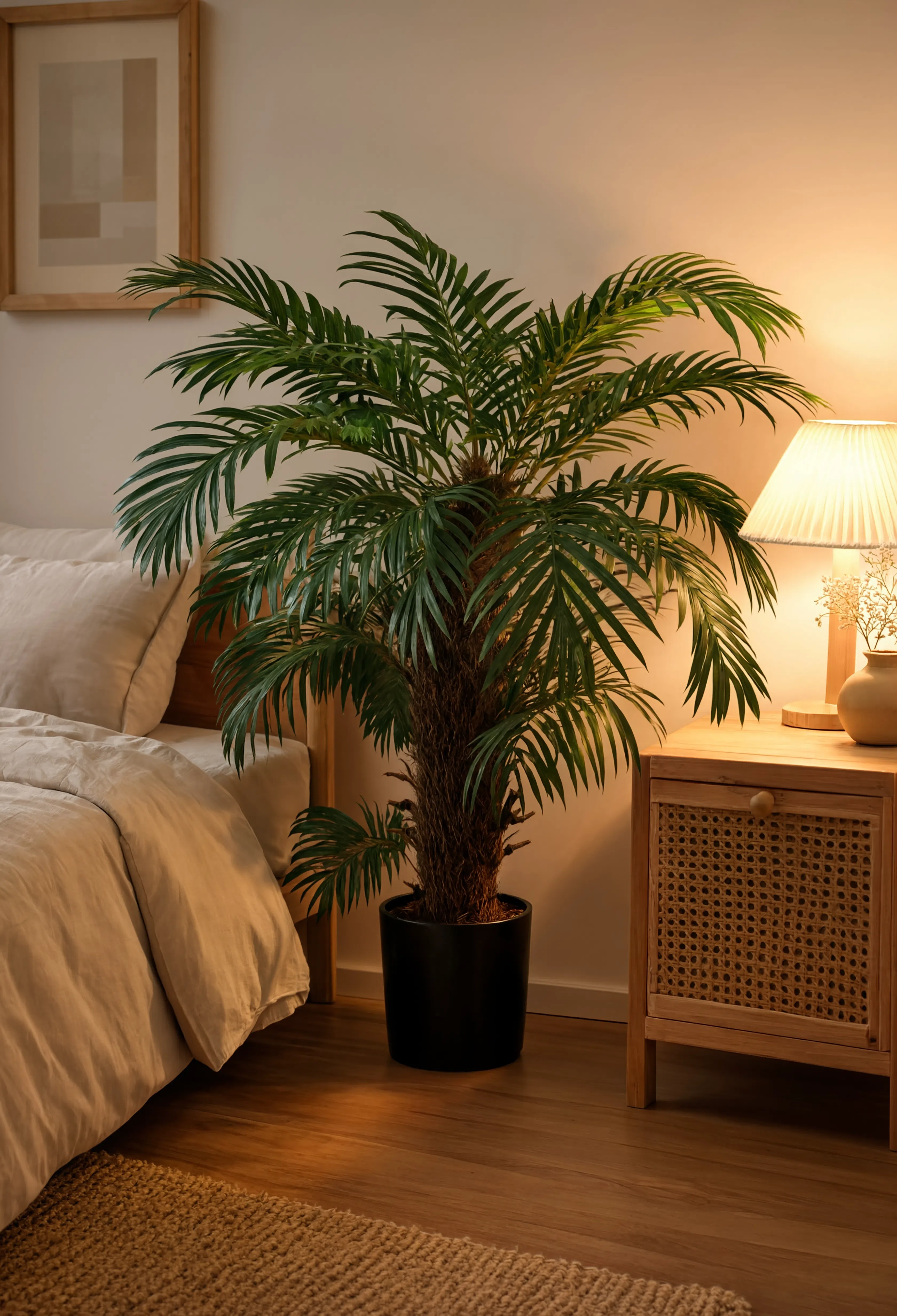 Palmier Cycas Artificiel Vert - 90 cm