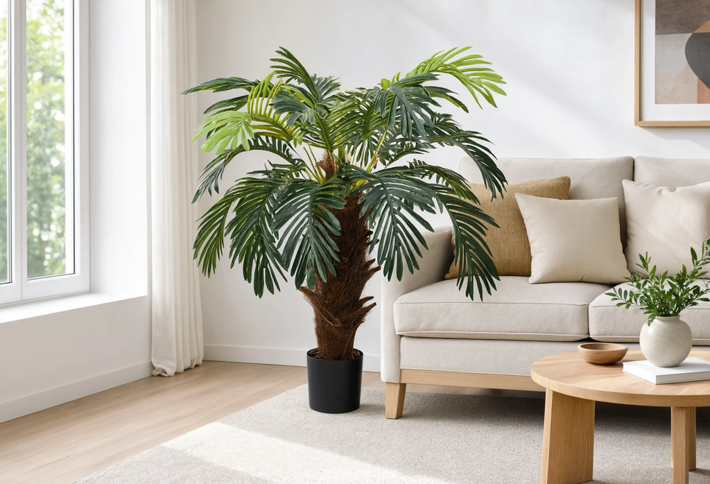 Palmier Cycas Artificiel Vert - 90 cm