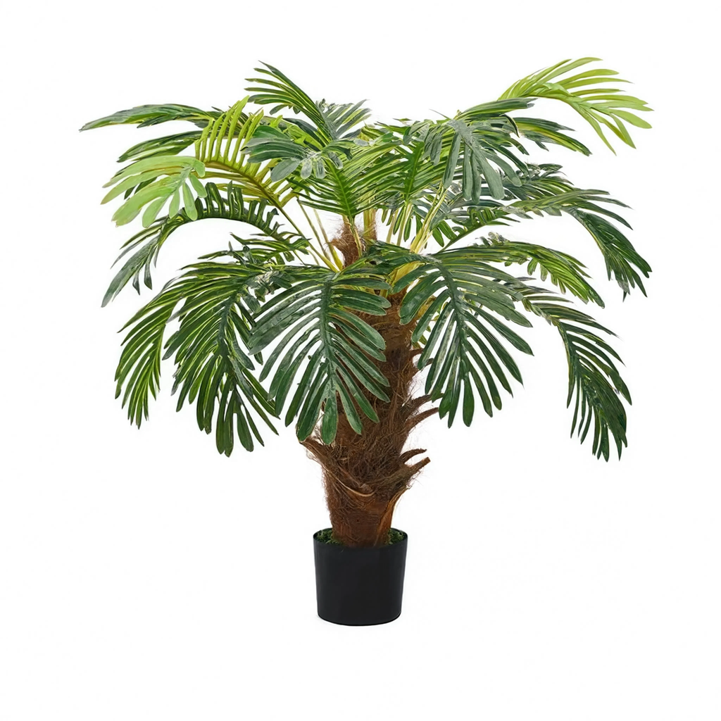 Palmier Cycas Artificiel Vert - 90 cm