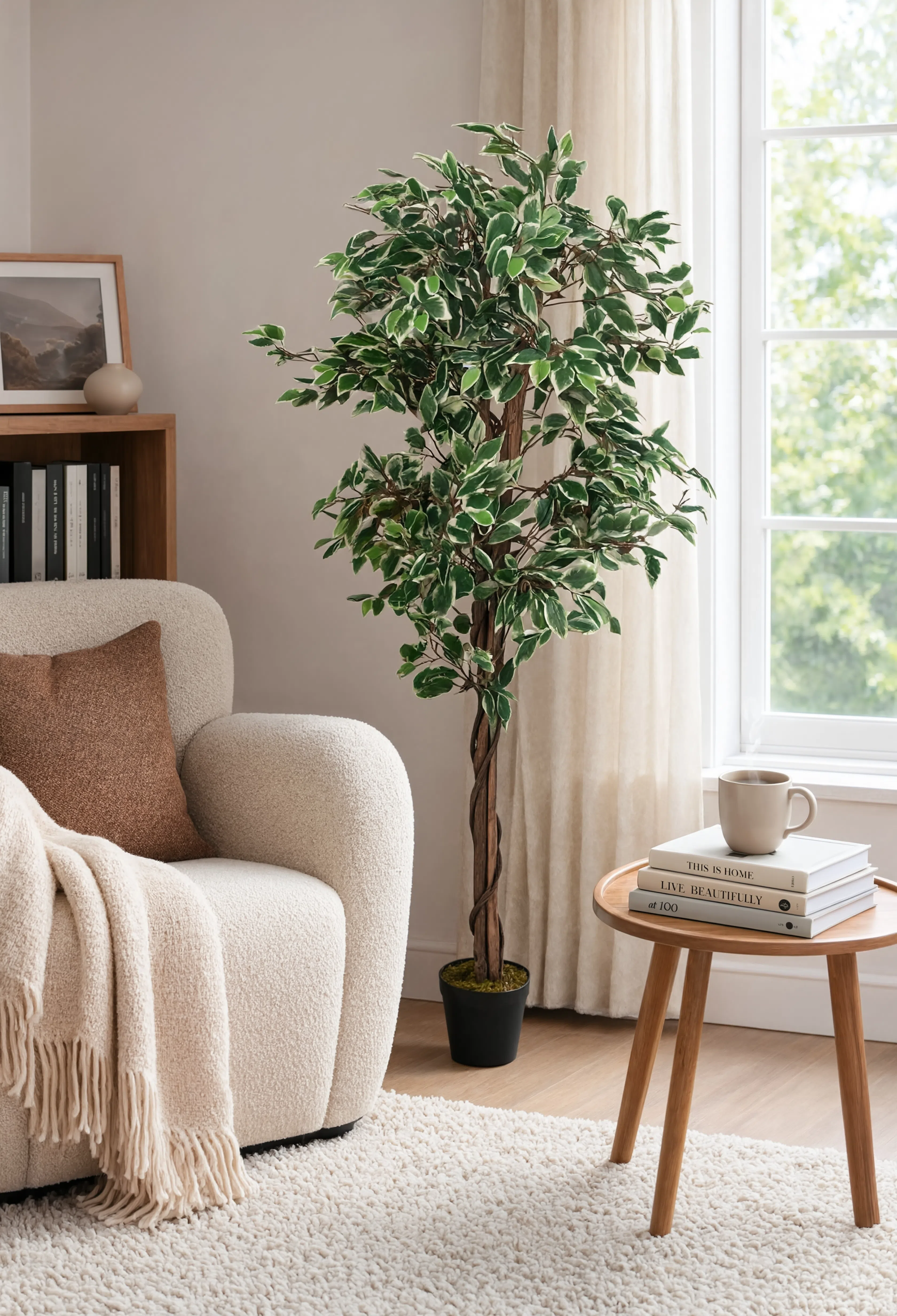 Ficus Exotica Artificiel Deluxe - 120 cm